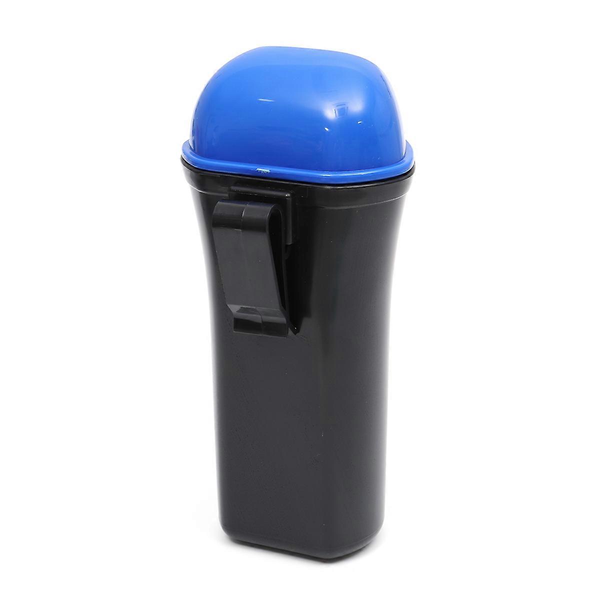Car Garbage Can Leakproof Portable Mini Trash Bin Organizer Blue