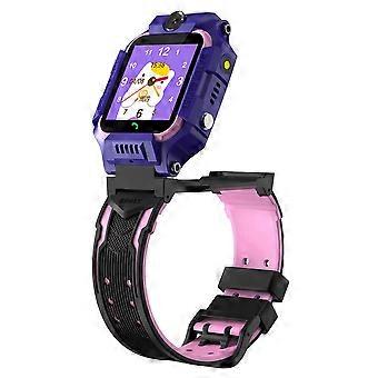 4G Kids Smart Watch, Rotating Shooting, Two-Way Talk, Suitable for 3-12 Years Old Purple