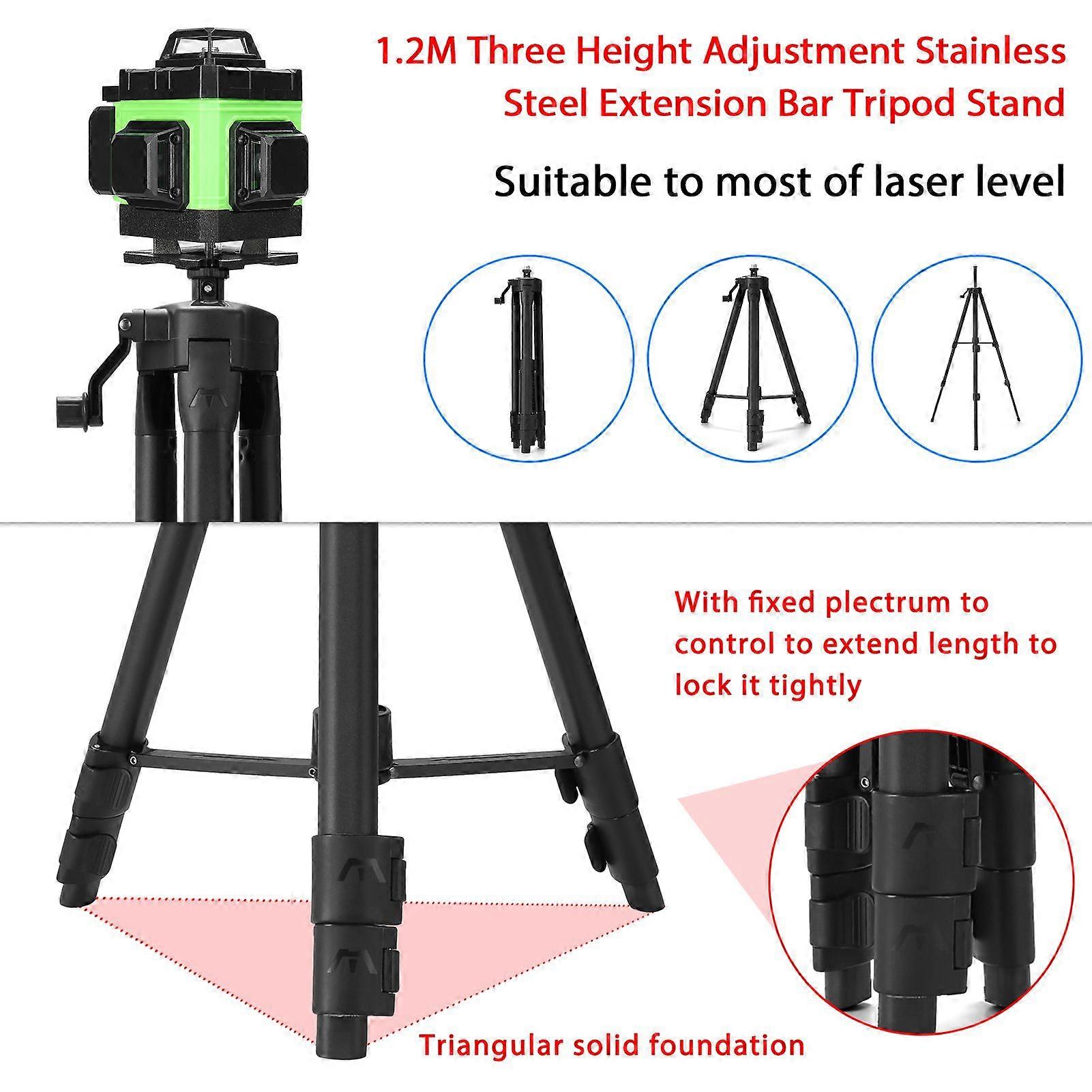 Multifunctional 16 Lines Laser Level 3 Self-leveling Machine Rechargeable Lithium Battery Leveling Tool Omnidirectional Ground Wall Sticker Waterproof