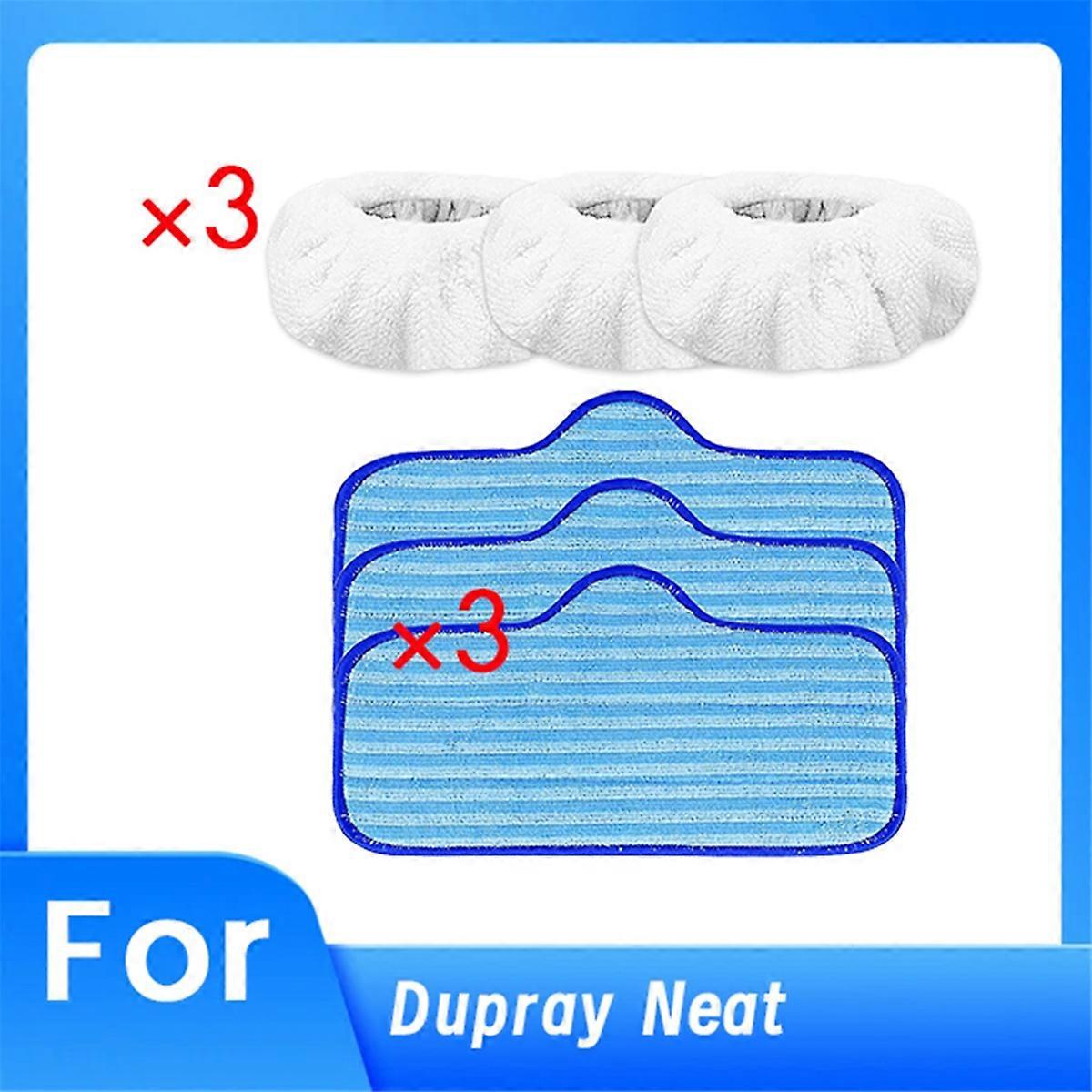 Reusable Microfiber Pads for Neat Steam Cleaner Replacement Mop Cleaning Pads, Reusable Cloths and Small Bonnets