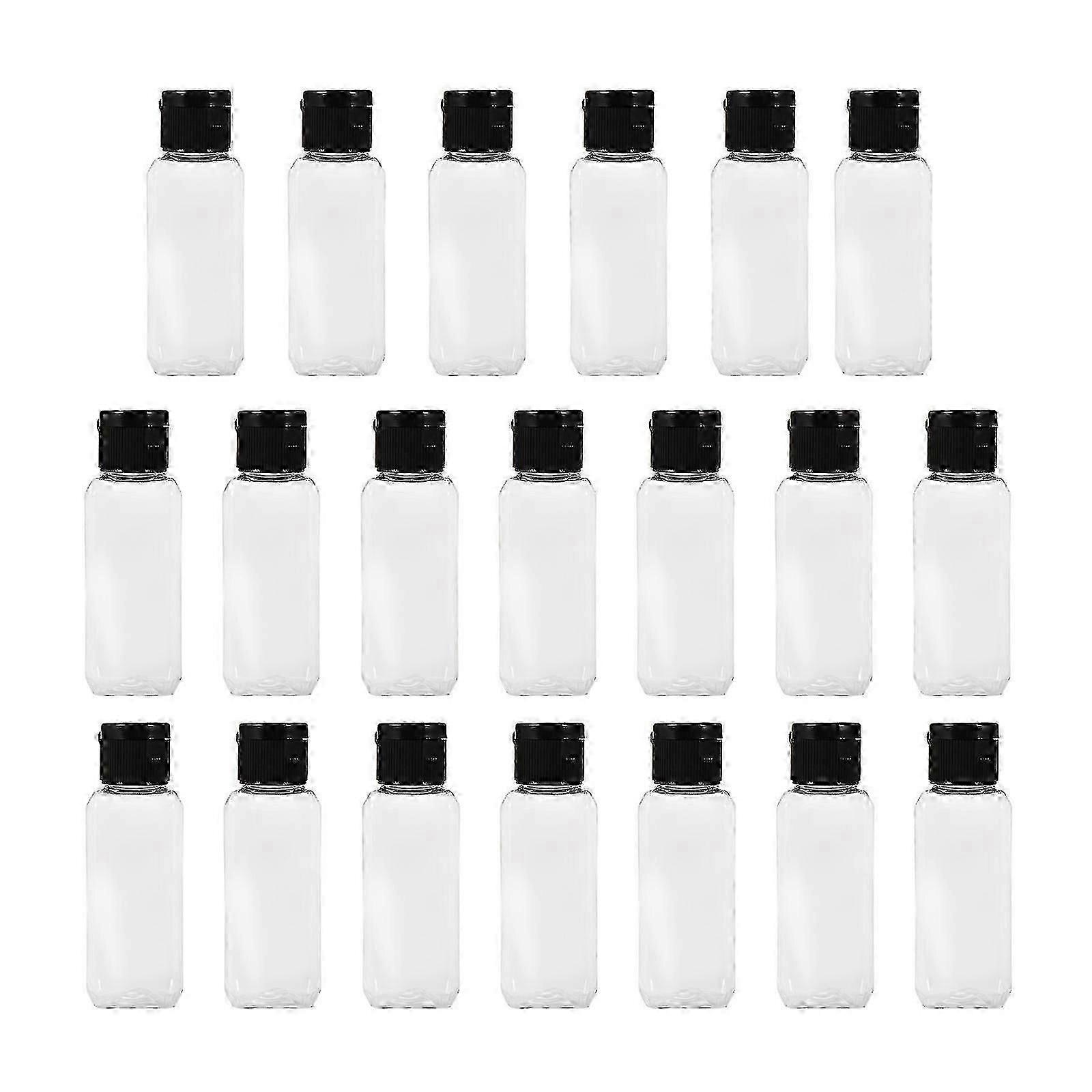 20 Pcs Clear Plastic Containers Portable Refillable Containers Mini Empty Bottles Travel Bottle Container