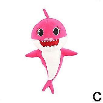 Shark Plush Toy Singing Shining Baby Bedtime Doll 30cm
