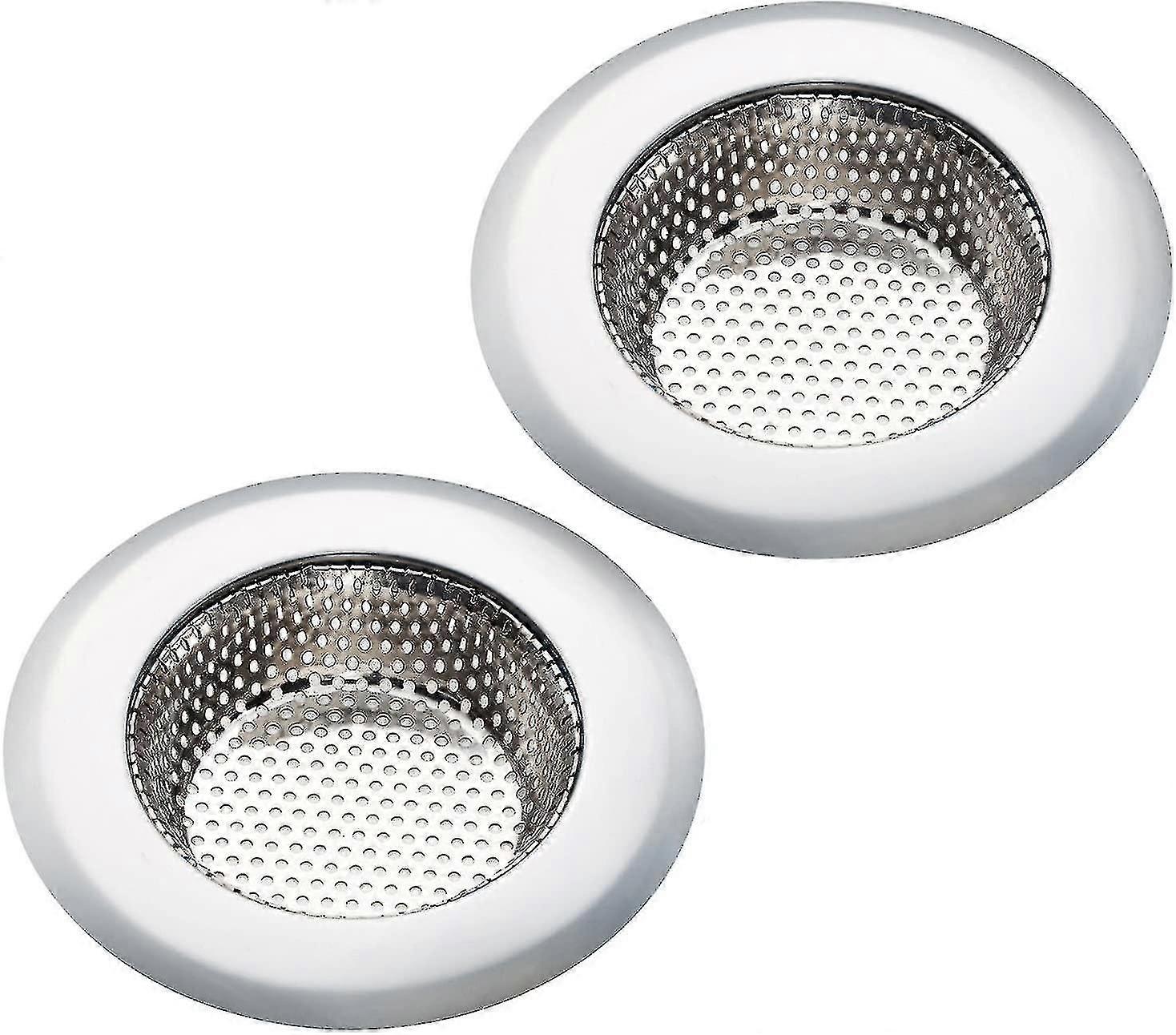 2 Stück Edelstahl Spüle Filter