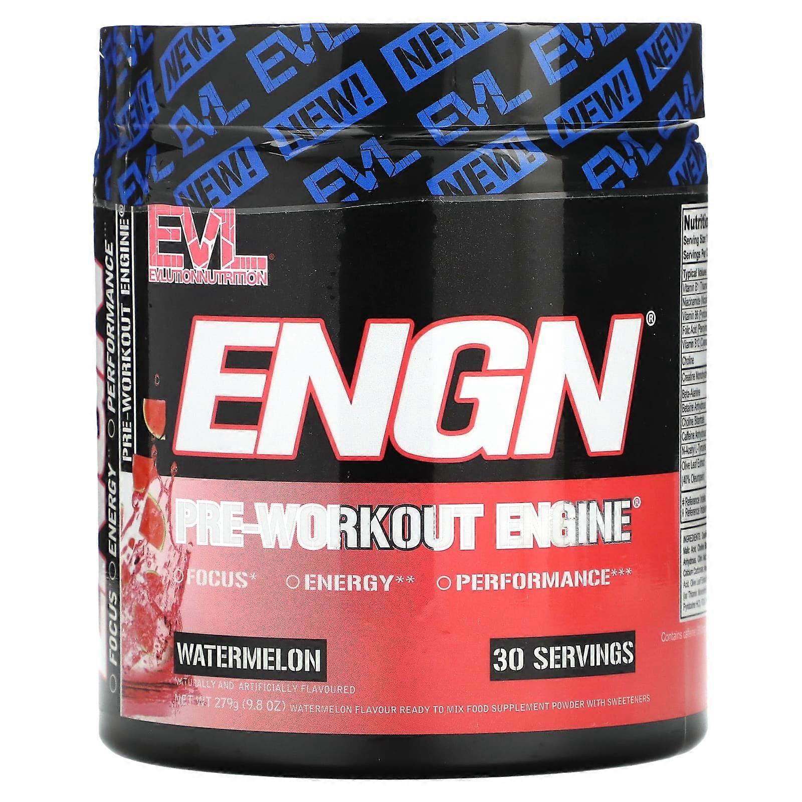 ENGN, Pre-Workout Engine, Watermelon, 9.8 oz (279 g)