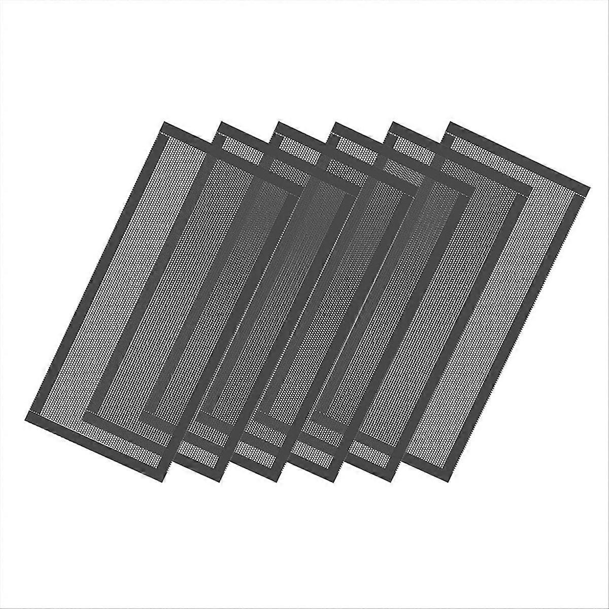 Floor Vent Covers, Strong Magnetic Vent Mesh Air Vent Filters, 4x10Inch PVC Floor Register Vent Scre