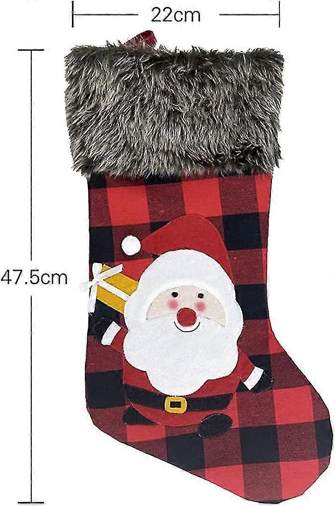 2 Pack Christmas Stocking Classic Large Stockings