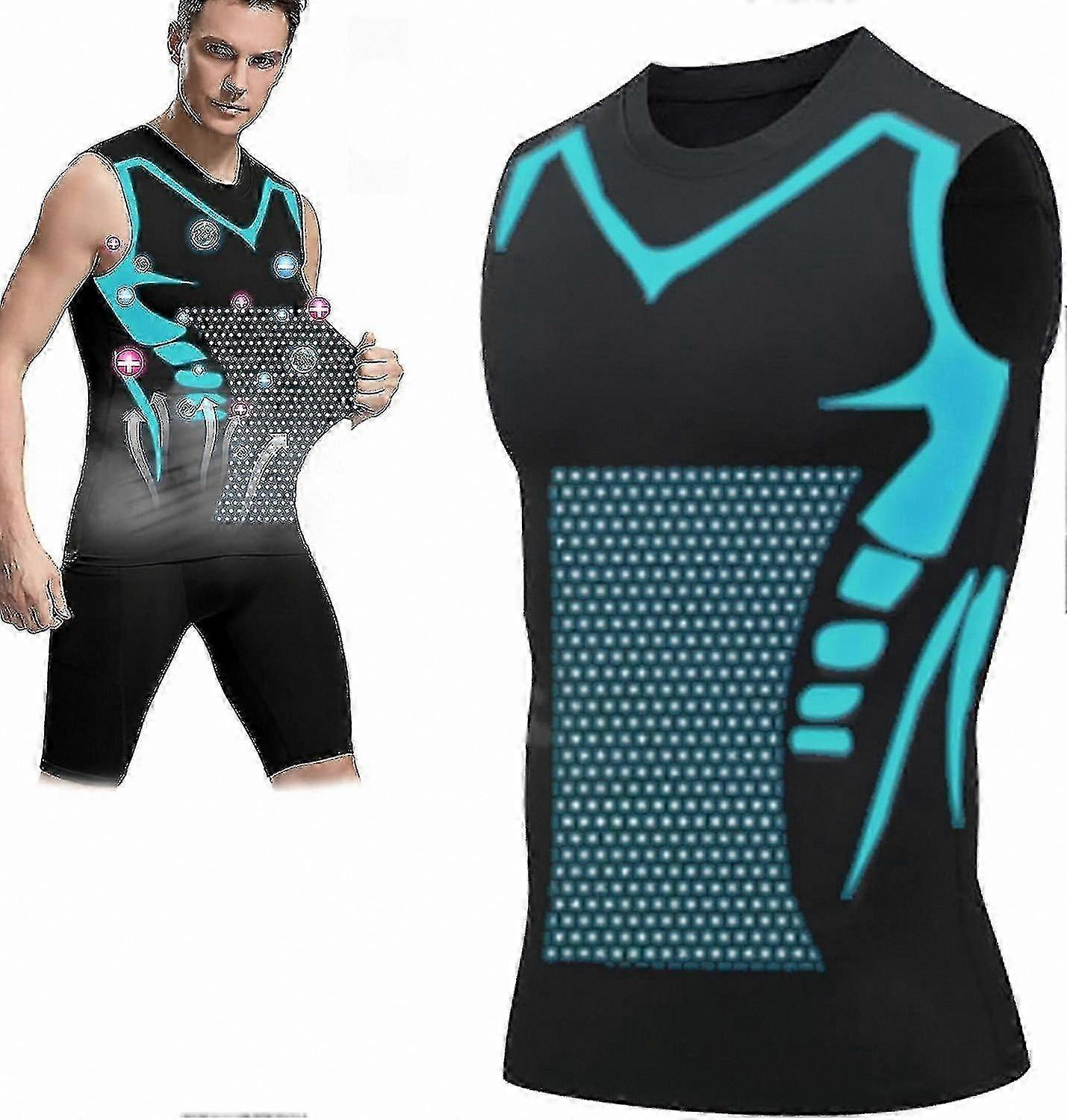 Posture Corrector Vest with Tourmaline, Men's Support for Improved Alignment