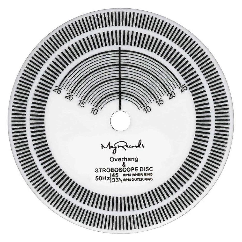LP Record Player Strobe Disc Calibration Tachometer Record Player Speed Detection Record Calibration