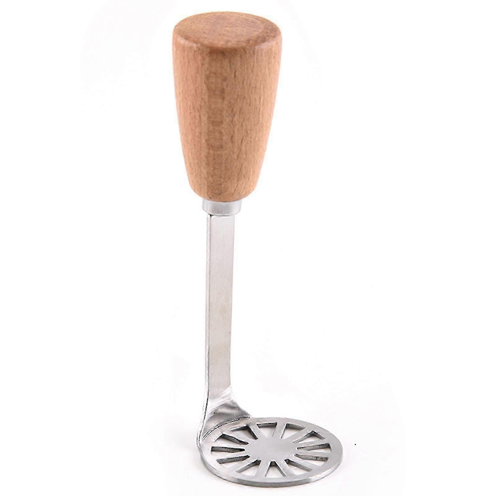 Mini Potato and Avocado Masher with Non-Slip Wooden Handle