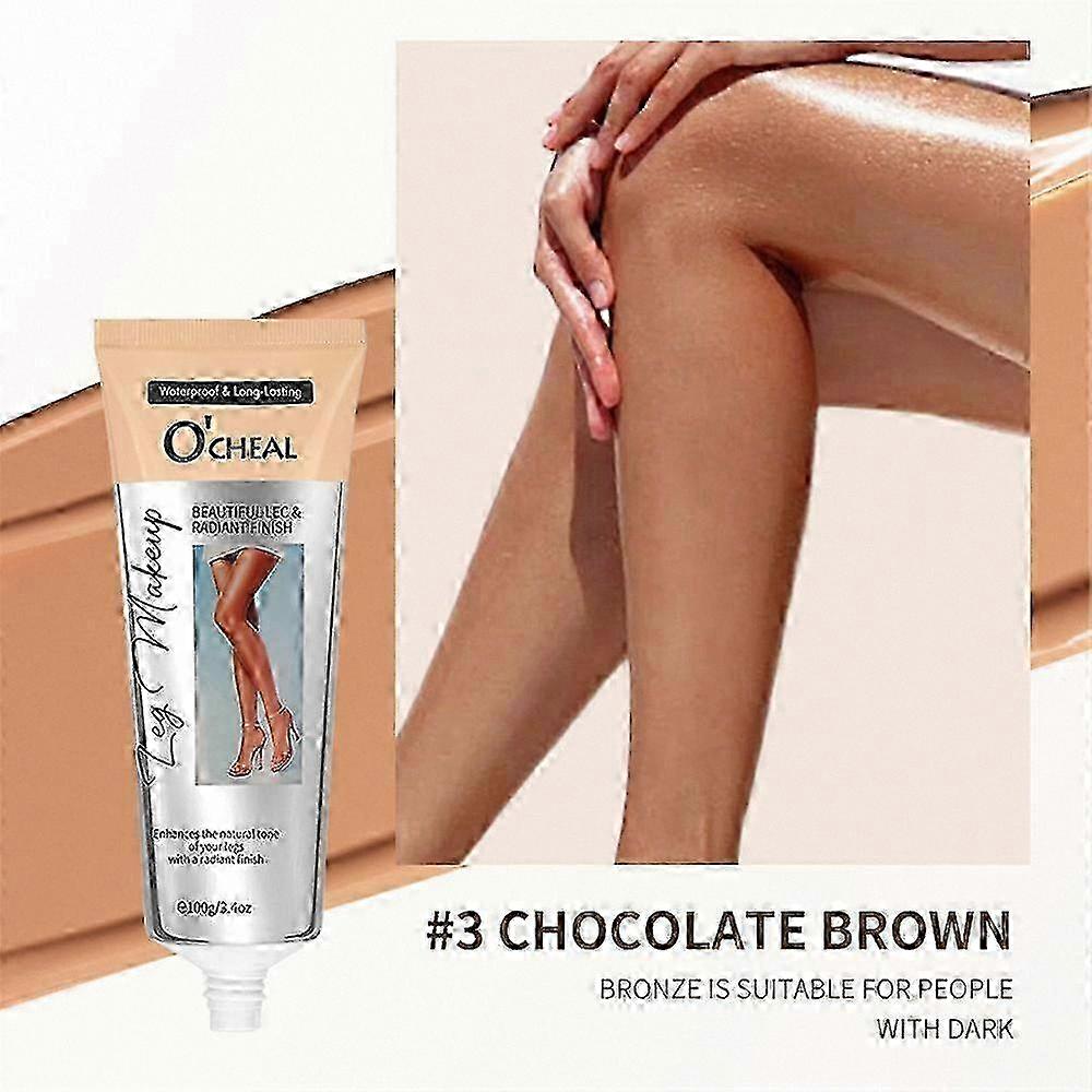 Waterproof Leg Makeup for Vein and Scar Coverage, Tattoo Concealer with No Transfer, Full Body Coverage Solution