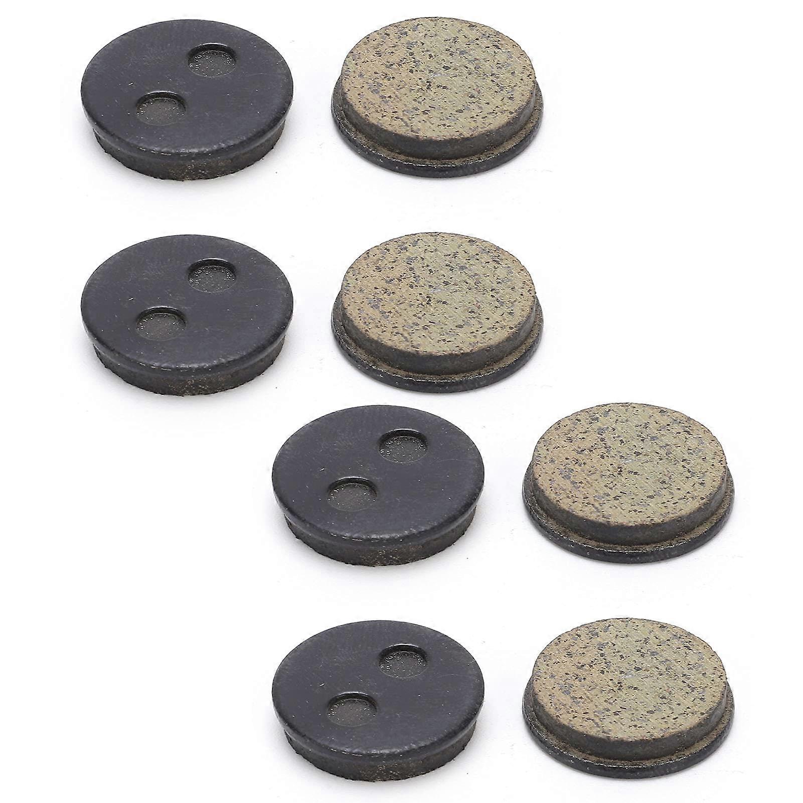 Resin SemiMetal Disc Brake Pads Set Of 4 Pairs For Bikes Universal Fit Environmentally Friendly WearResistant
