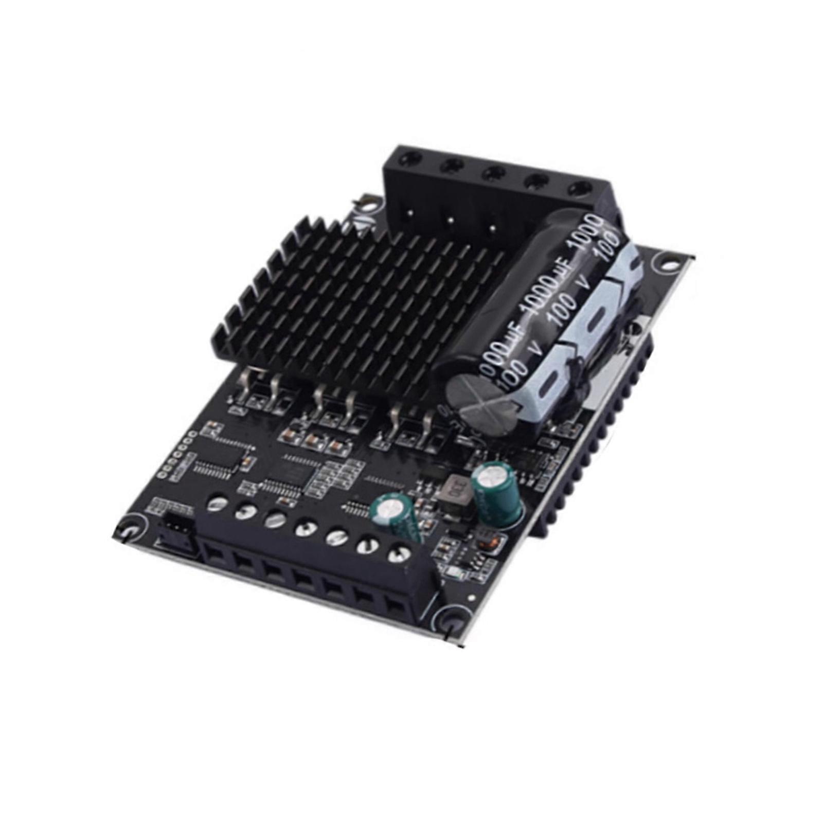 3 Phase Digital Display Motor Controller 6-72V 15A Driver Board Reverse Protective Digital Display Motor Controller Accessories Multicolor