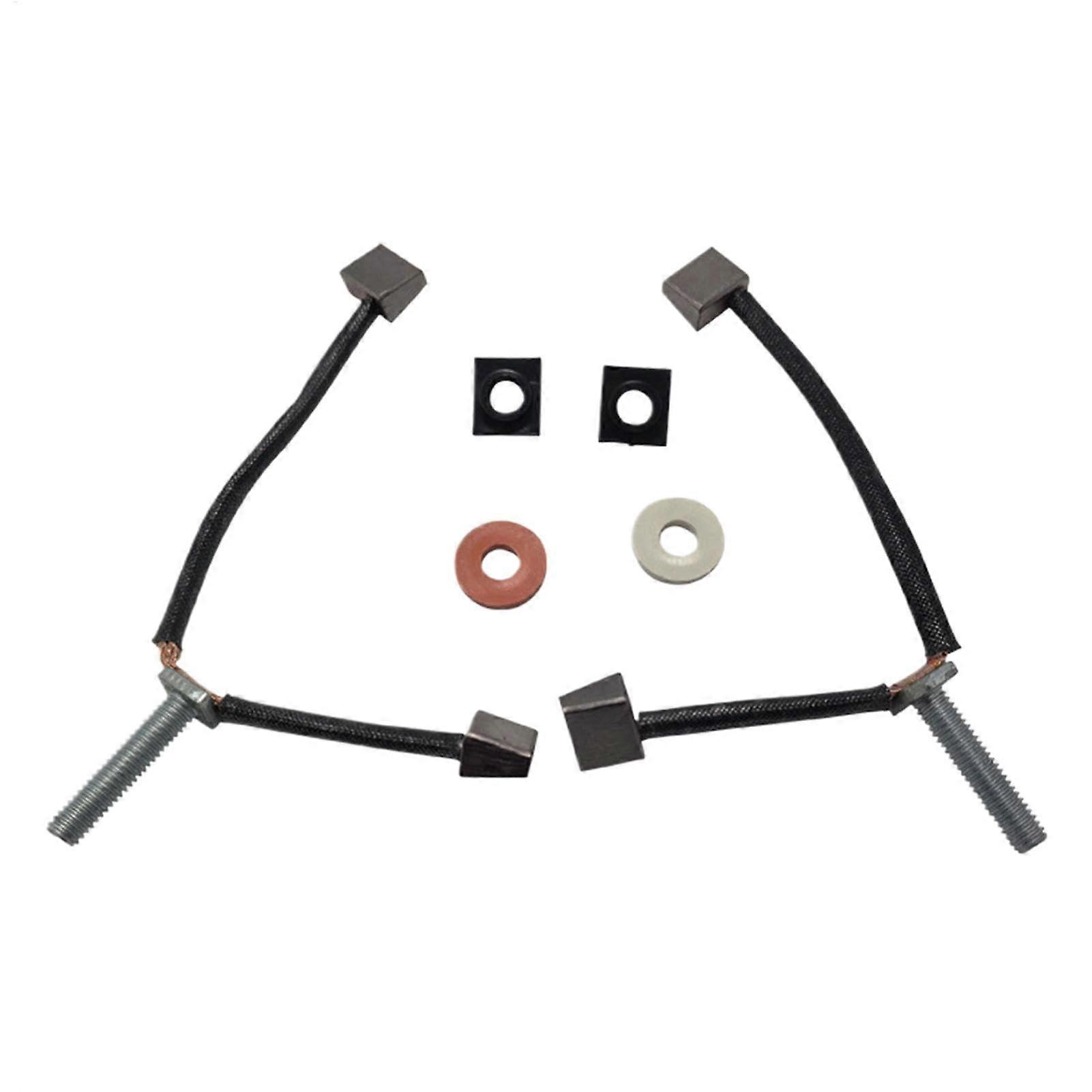 Motor Brush  Kit Carbon Brushes Replacement ATV And Generators Low Friction SemiCopper Graphite 41.8g