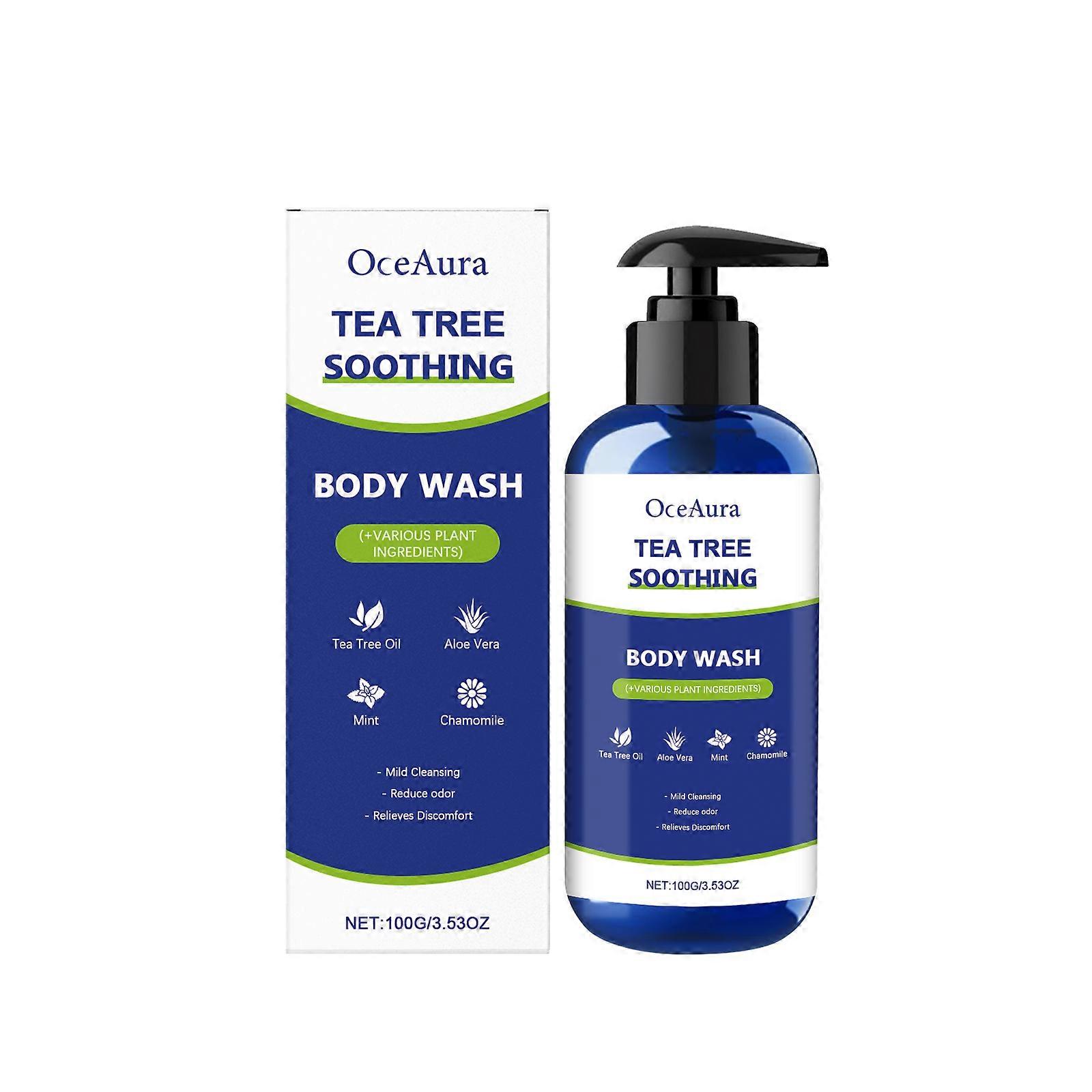 Oceaura Tea Tree Care Body Wash Gently Moisturizes