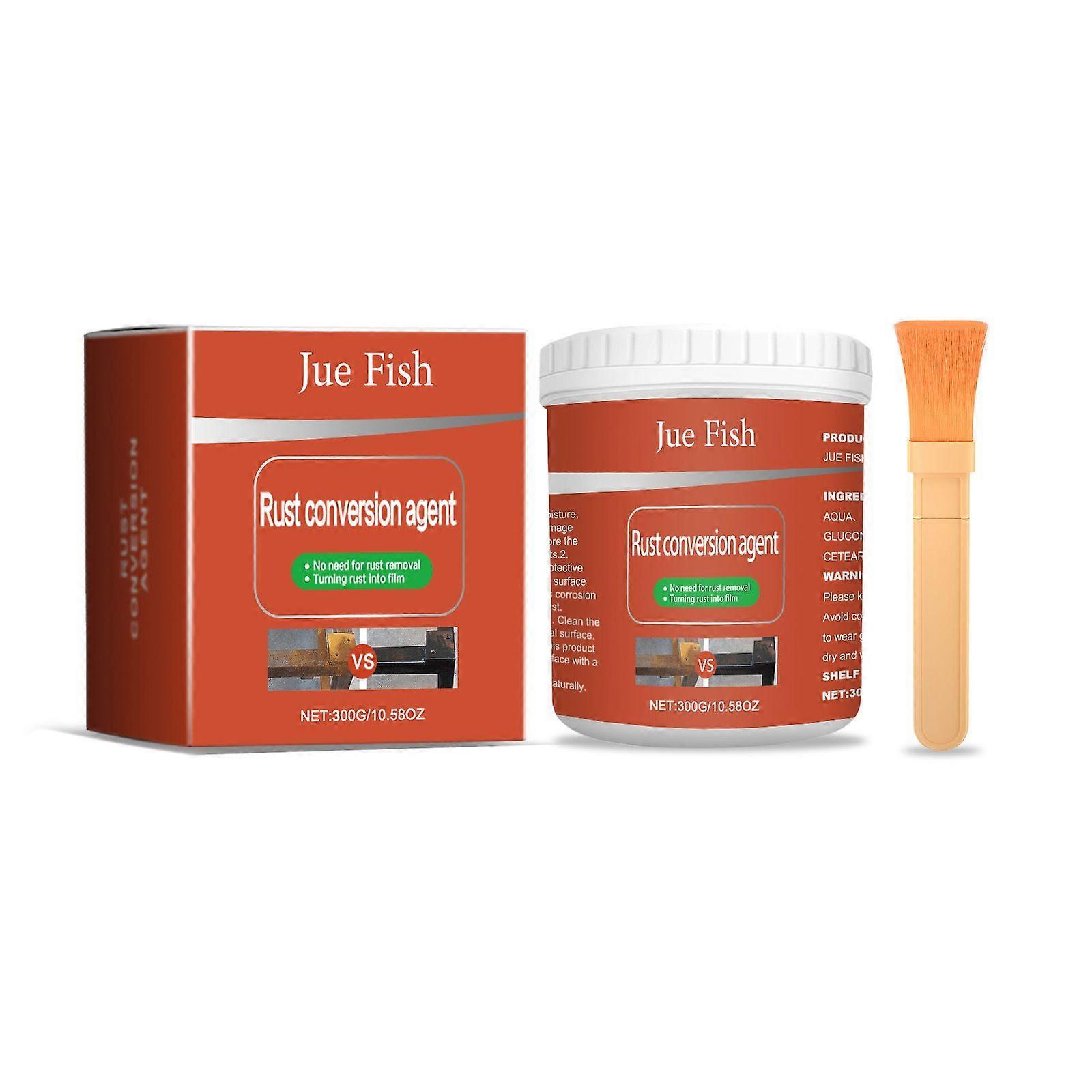 Jue-Fish Multi-Purpose Anti-Rust Paint Set (100G) Metal Anti-Rust Paint Anti-Corrosion Rust-Free Paint Radiator Renovation Paint