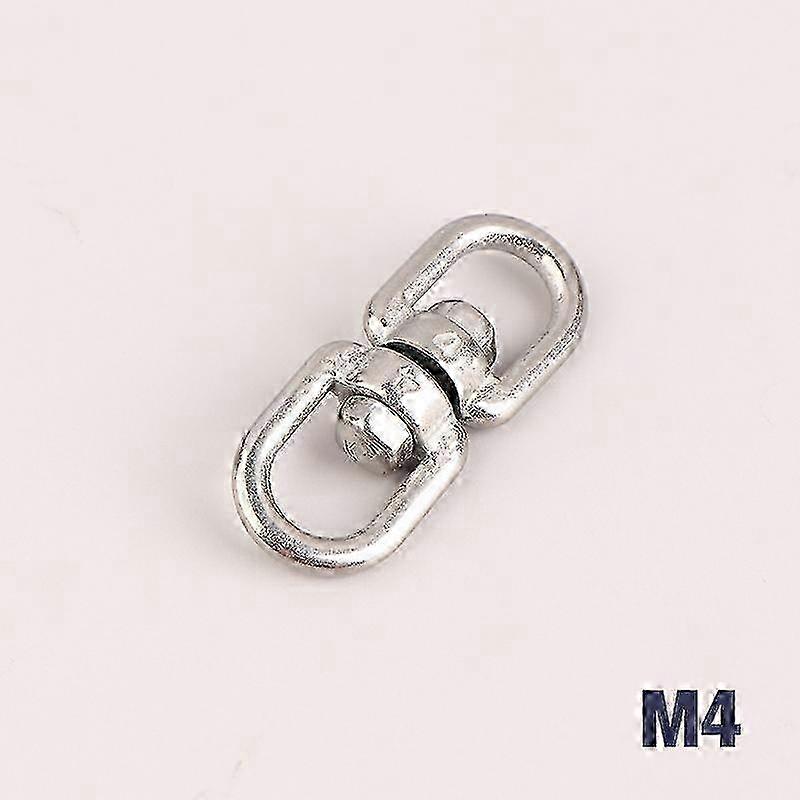 1Pc M4 M5 M6 M8 Rotating Universal Ring 8 Shape Unloading Shackle Wire Rope Lock Chain Connecting Buckle 304 Stainless Steel