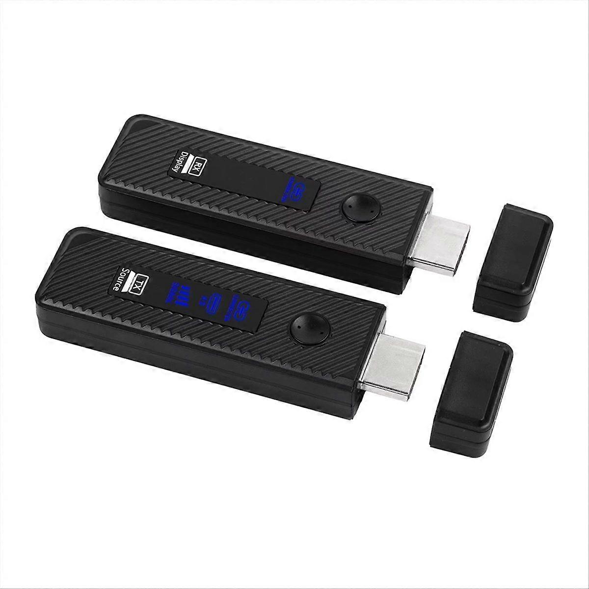 1080p Wireless Video Transmitter Receiver Screen Share -Compatible Extender Display Adapter Dongle