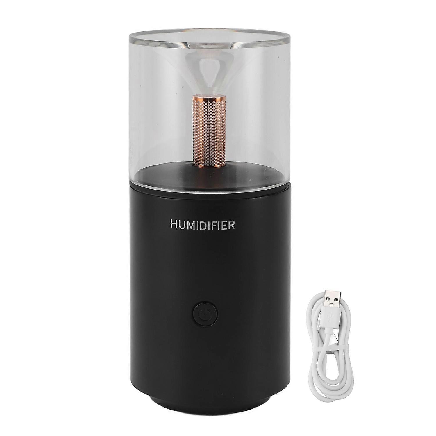 Car Diffuser Humidifier Aromatherapy Essential Oil Diffuser Portable Mini Humidifier USB Candlelight