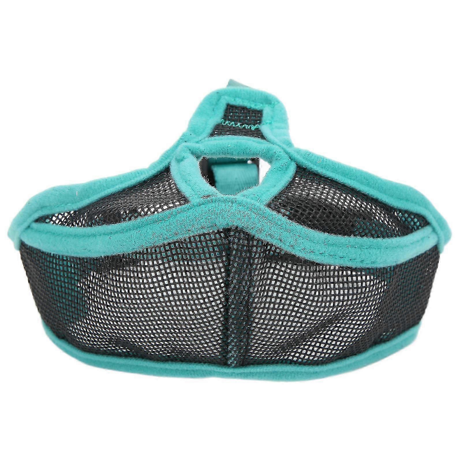 Short Snout Dog Muzzle Mesh Adjustable Breathable Anti Biting Bulldog Short Snout Muzzle for Dogs