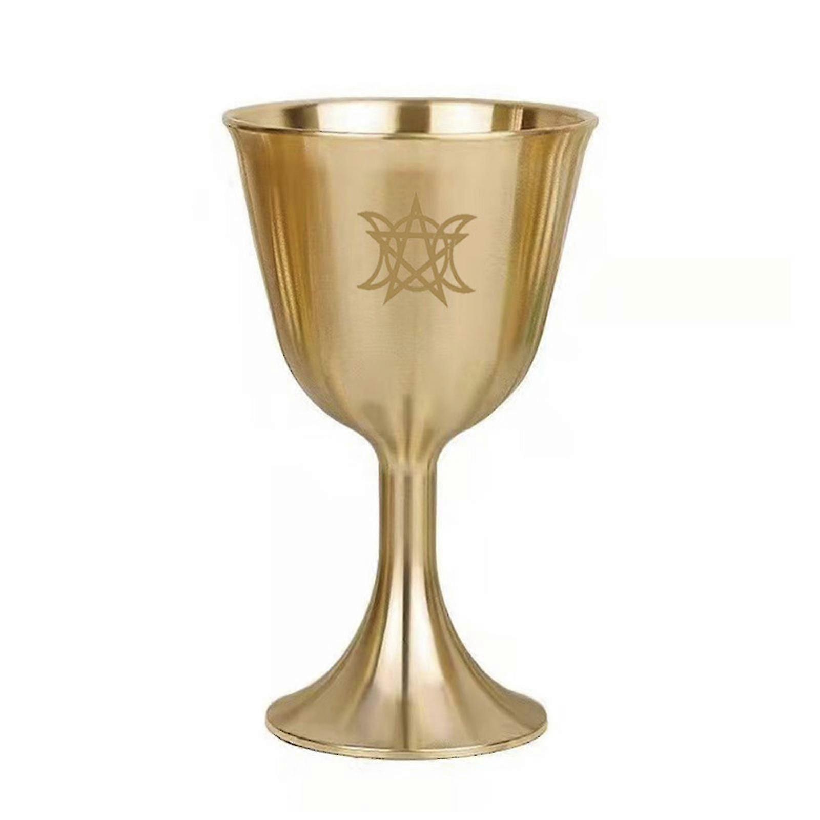 Cerimônia Adivinhação Altar Cálico Prop Ritual Taça Lua Tripla Altar Cálice