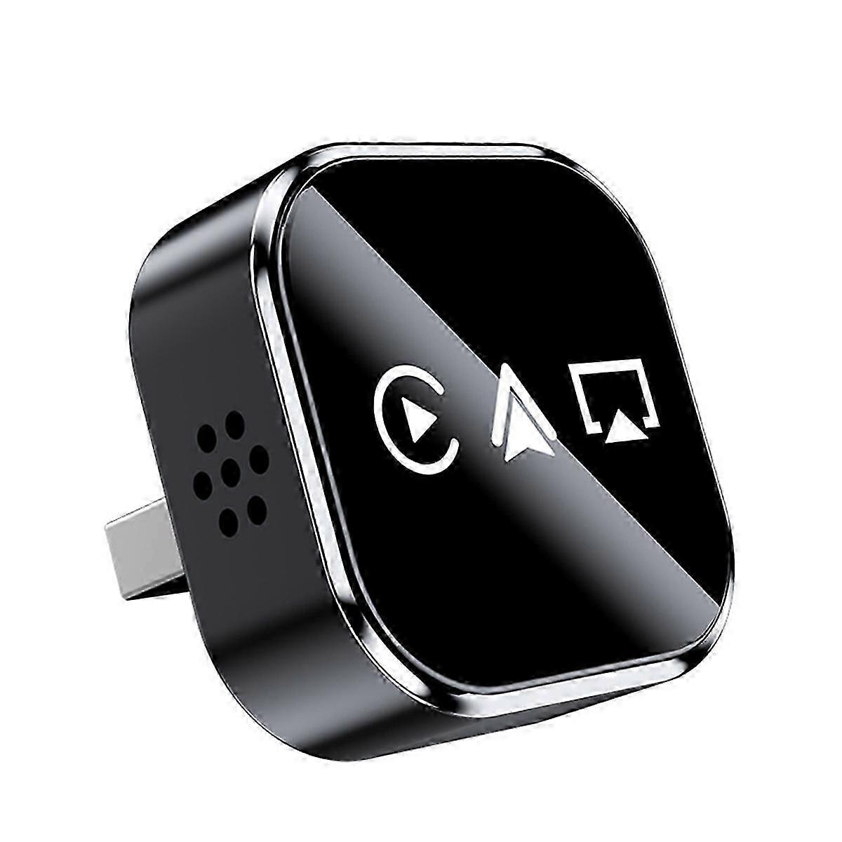 3in1 Wireless Carplay Adapter AirPlay Carplay Android Auto USB Dongle Plug and Play Wired Carplay to