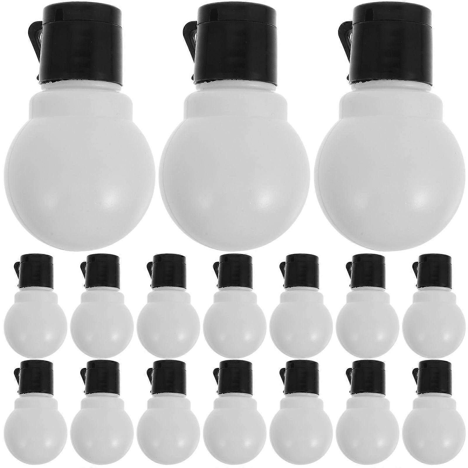 20pcs String Lights Empty Lamp Bulb Globe Light Bulb Pendant Plastic Light Bulb String Lights Replacements Empty Globe Light Bulb Decoration Hanging S