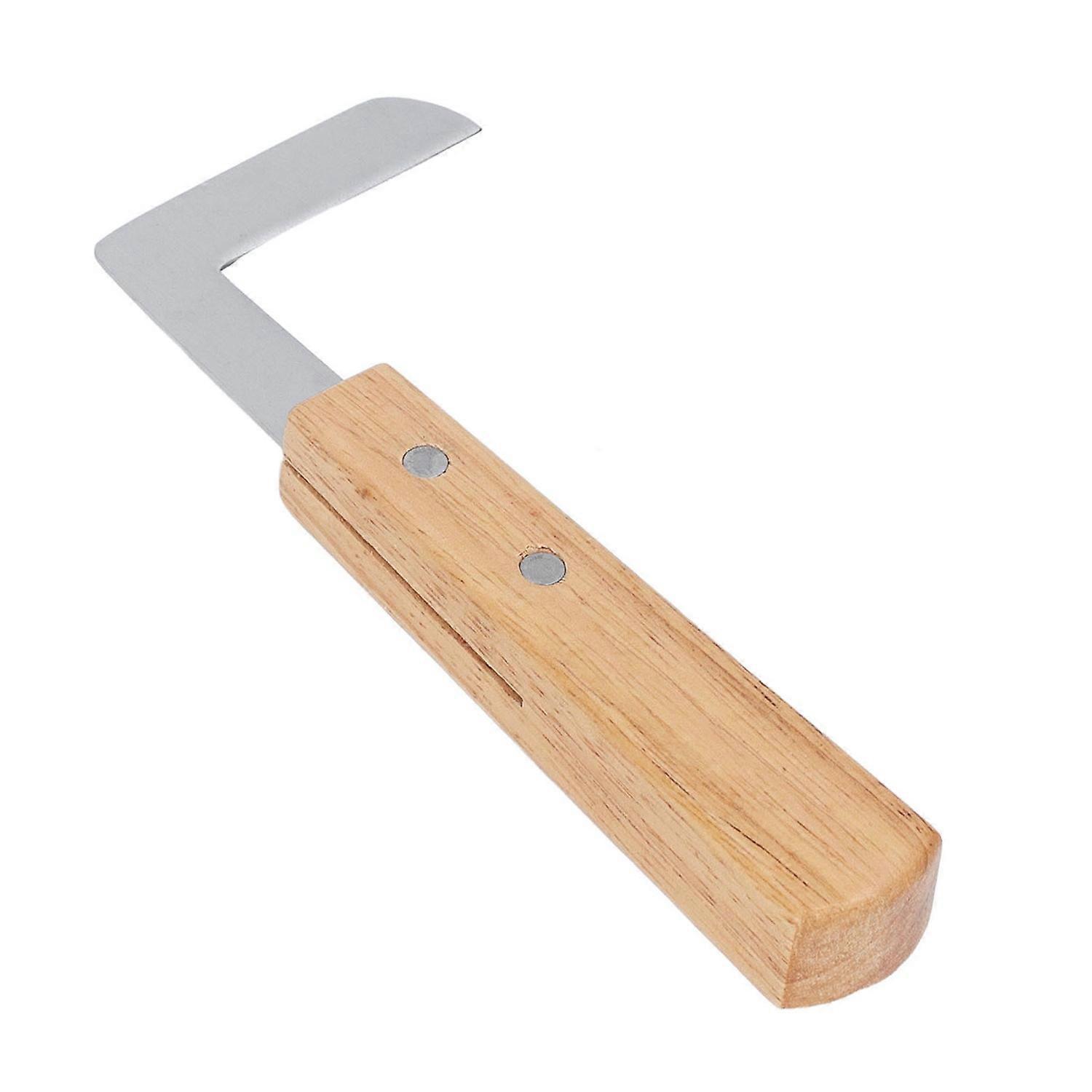 Hand Hoof Farrier Tool Multifunctional Hoof Trimmer Wooden Handle Left Or Right Hand Hoof Trimming T