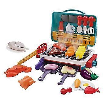Jogo de comidinhas com peças magnéticas para crianças brincarem de cozinha.