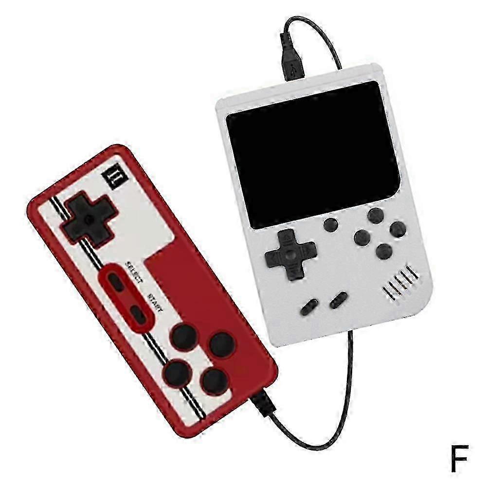 Neutral doubles white (F) $Cross-border handheld mini handheld game console retro home 400 in one