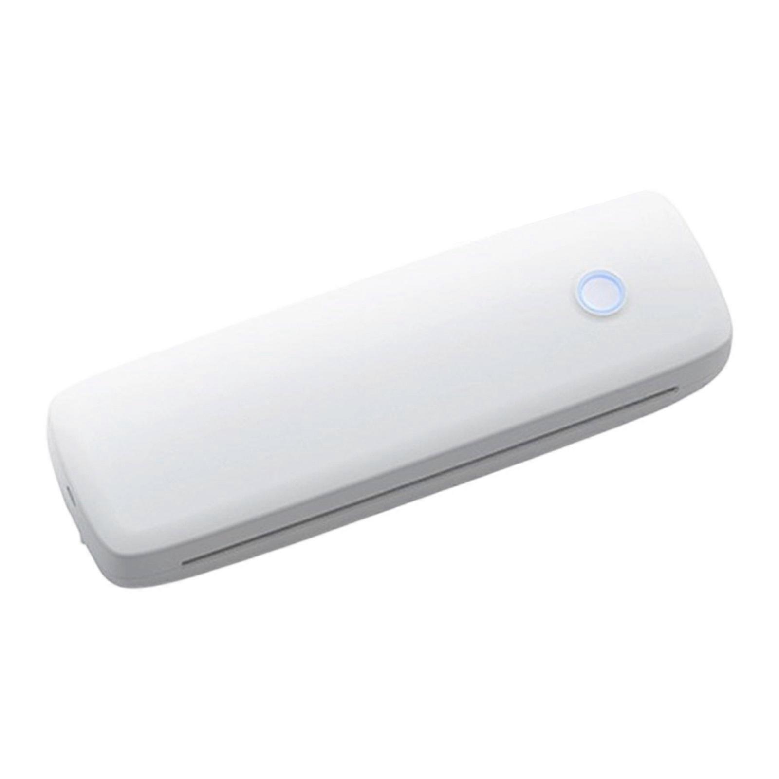 Wireless Label Printer For A4 Documents Not Need Cartridge Integrated Battery Fast Mobile Printing Solution  White