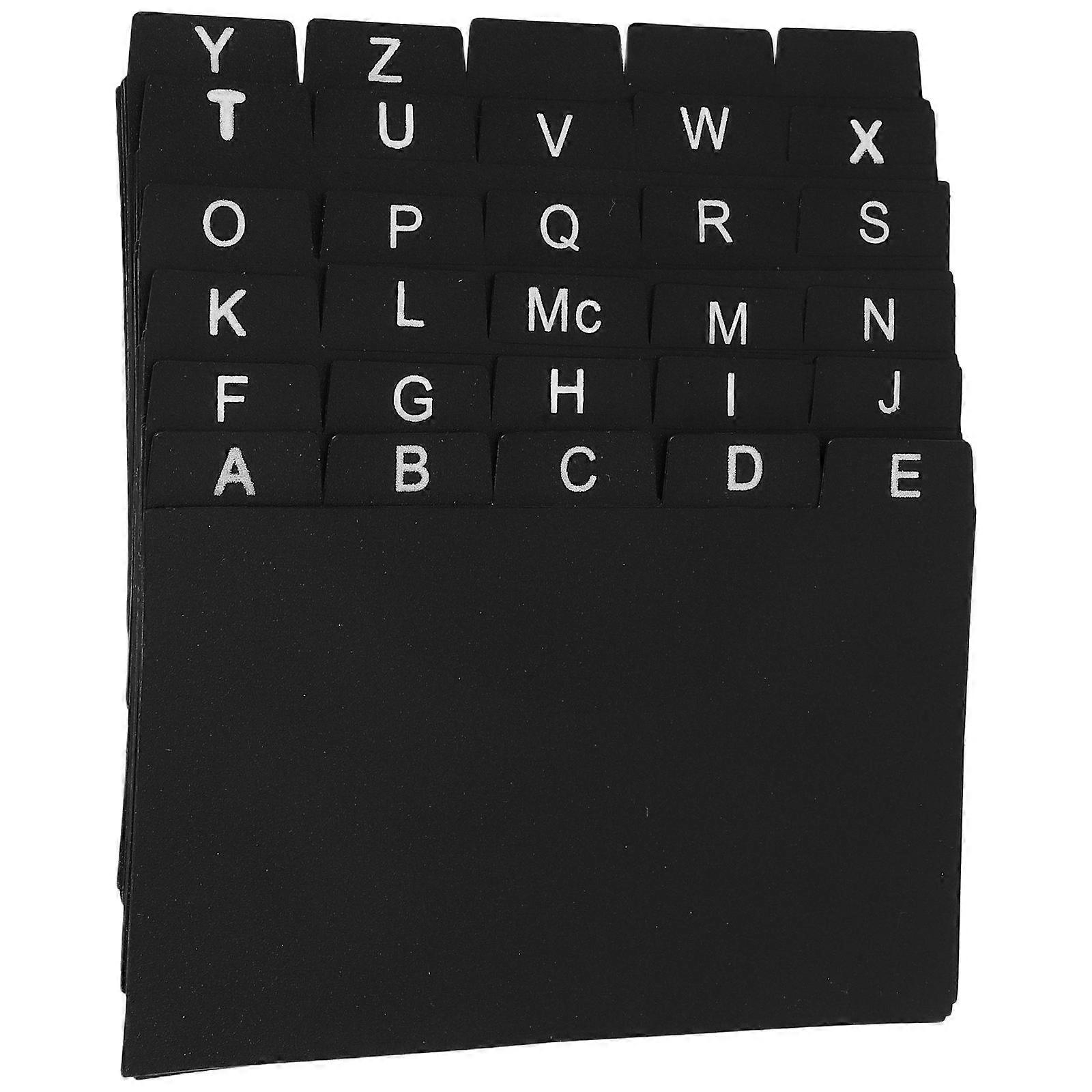 Index Divider for Organizing Work Documents Study Materials Client Files Recipes PP Material Easy Storage Space Saving 30Pcs