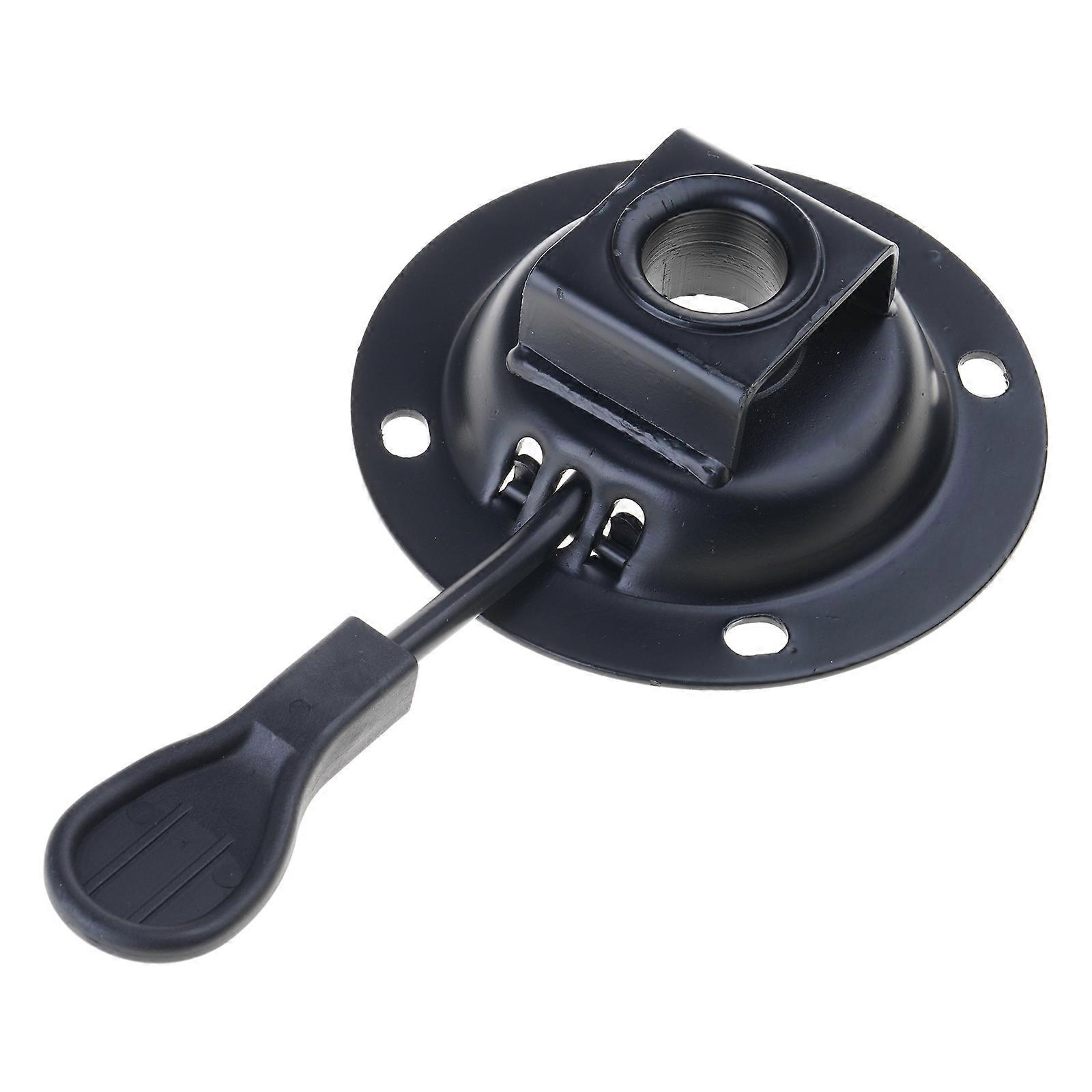 Adjustable Height Swivel Plate Base Easy Installation Sturdy Metal Swivel Base fits for Computer Chairs Office Chairs Multicolor