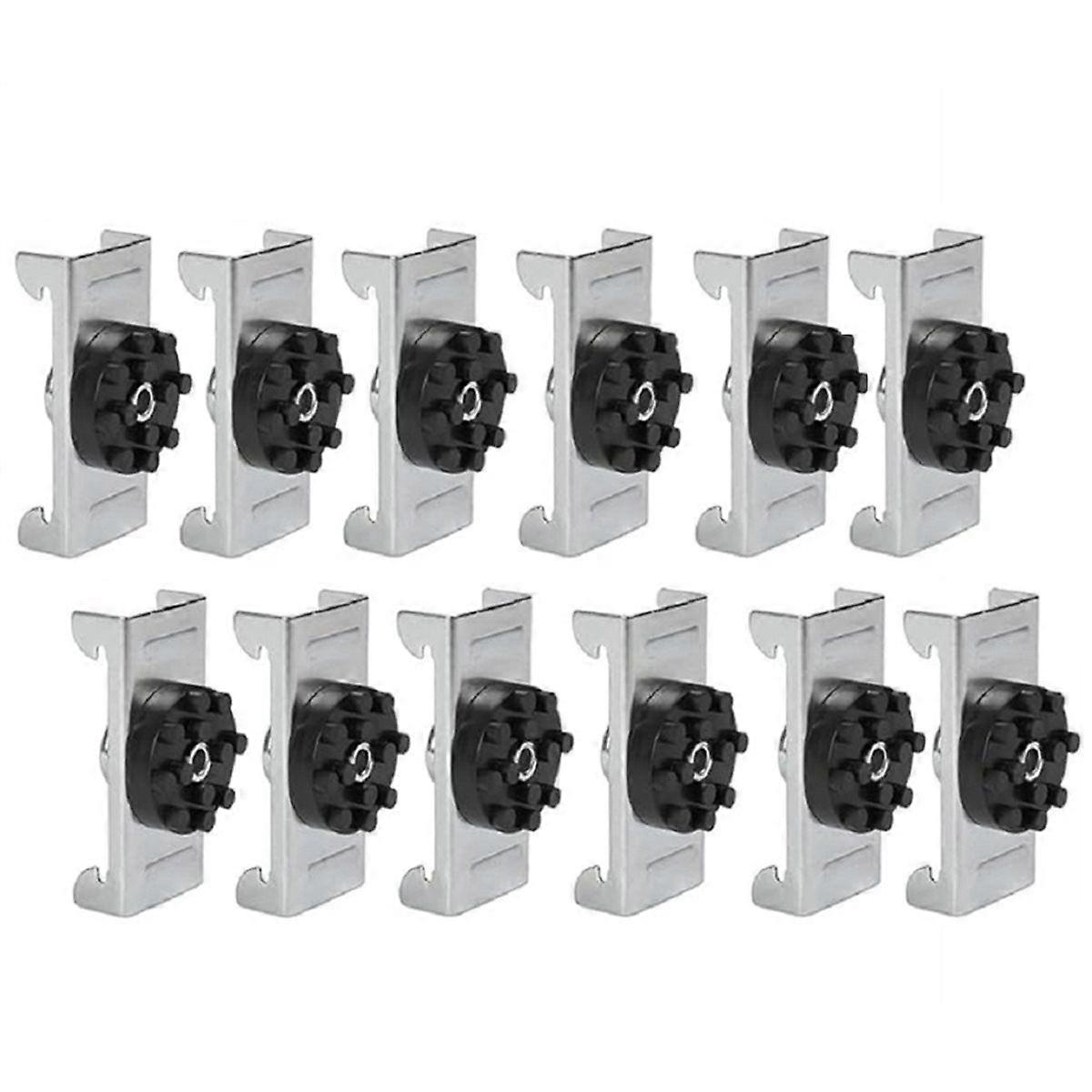 Sound Isolation Clips 12pack Sound Proofing Mounting Clips - Reduces Noise From Noisy Neighbours -