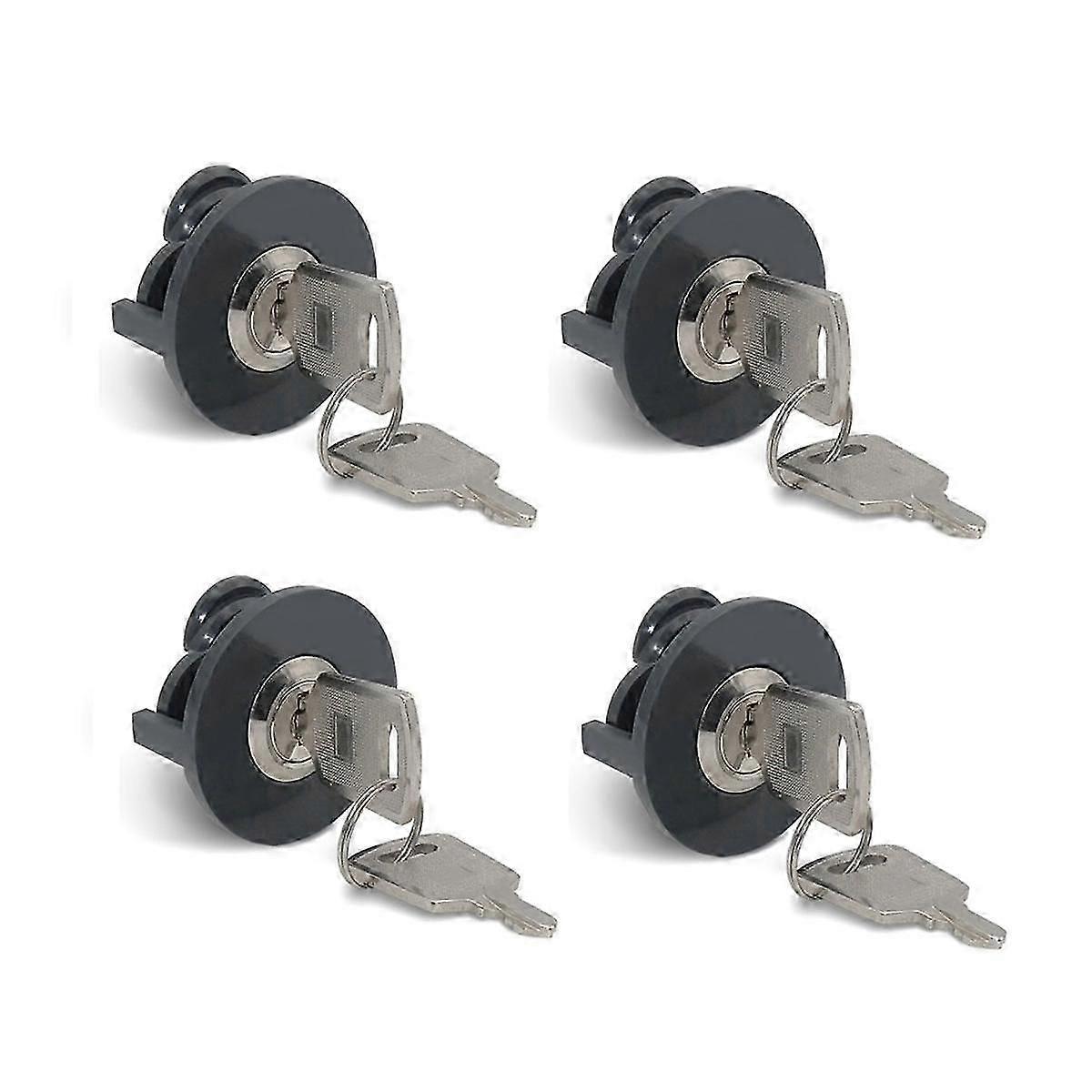 Socket Lock, Lockable Socket,4pcs Sockets Child Lock, Socket Protection, Child Lock, Widely Used Indoors and Outdoors