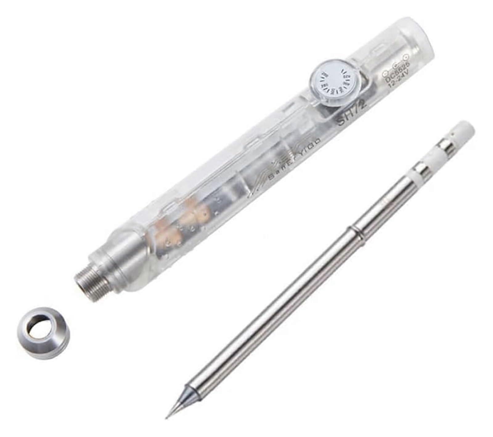 Portable Electric Soldering Iron 65W Adjustable Temperature Tool for Electronics  with Tip B