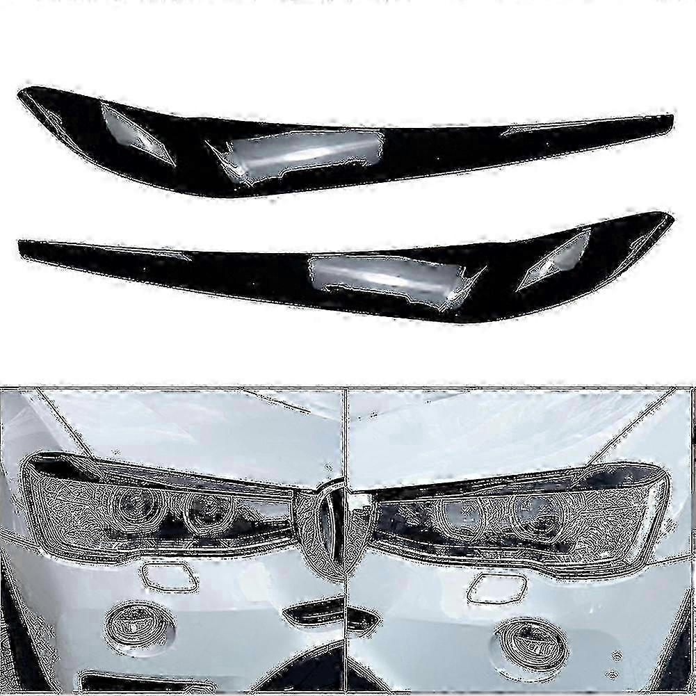 Front Headlight Eyebrow Covers Compatible with BMW X3 X4