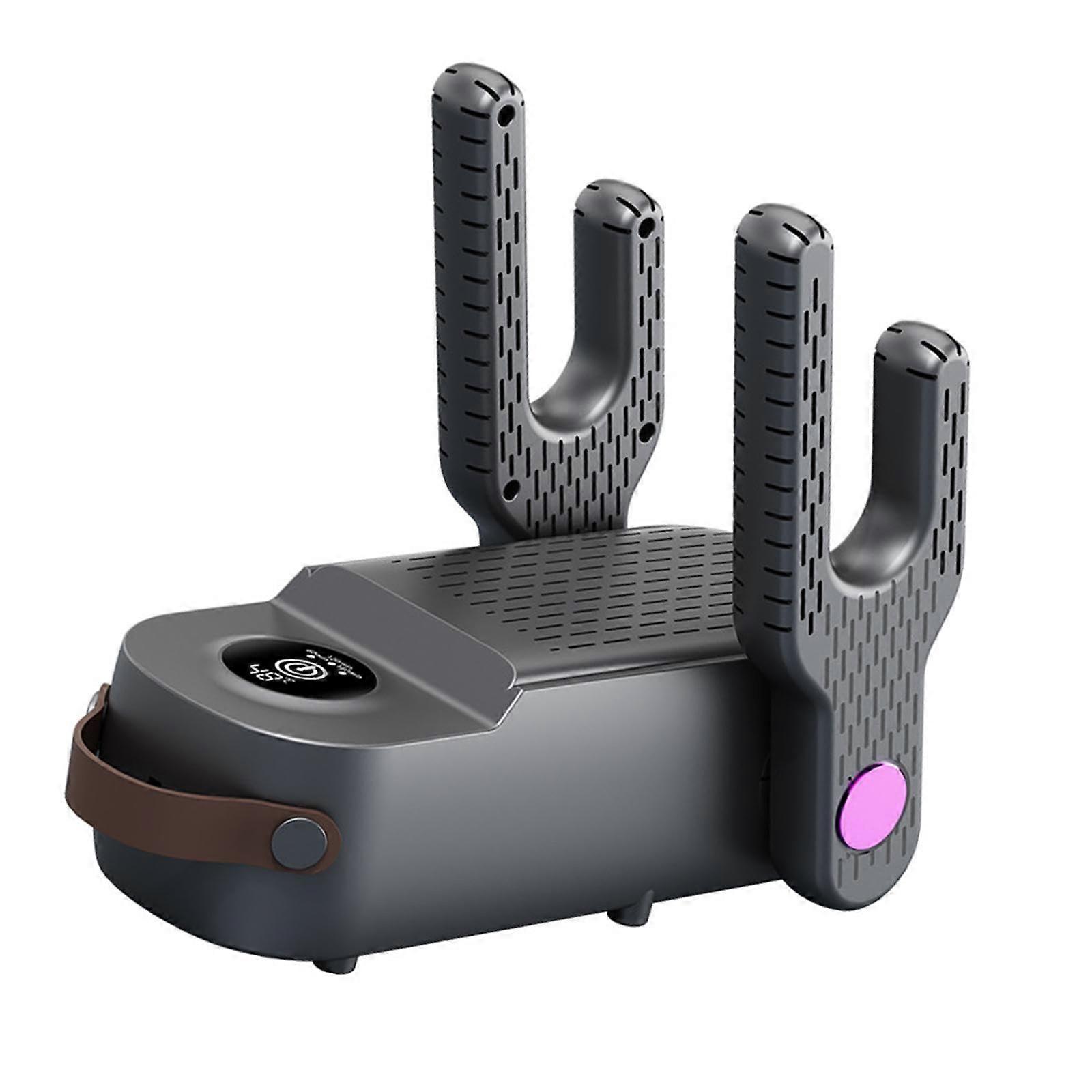 Shoe and Boot Dryer with Touch Control Timer, Dual Pair 360° Heat, Odor Reduction, Safe 48°C