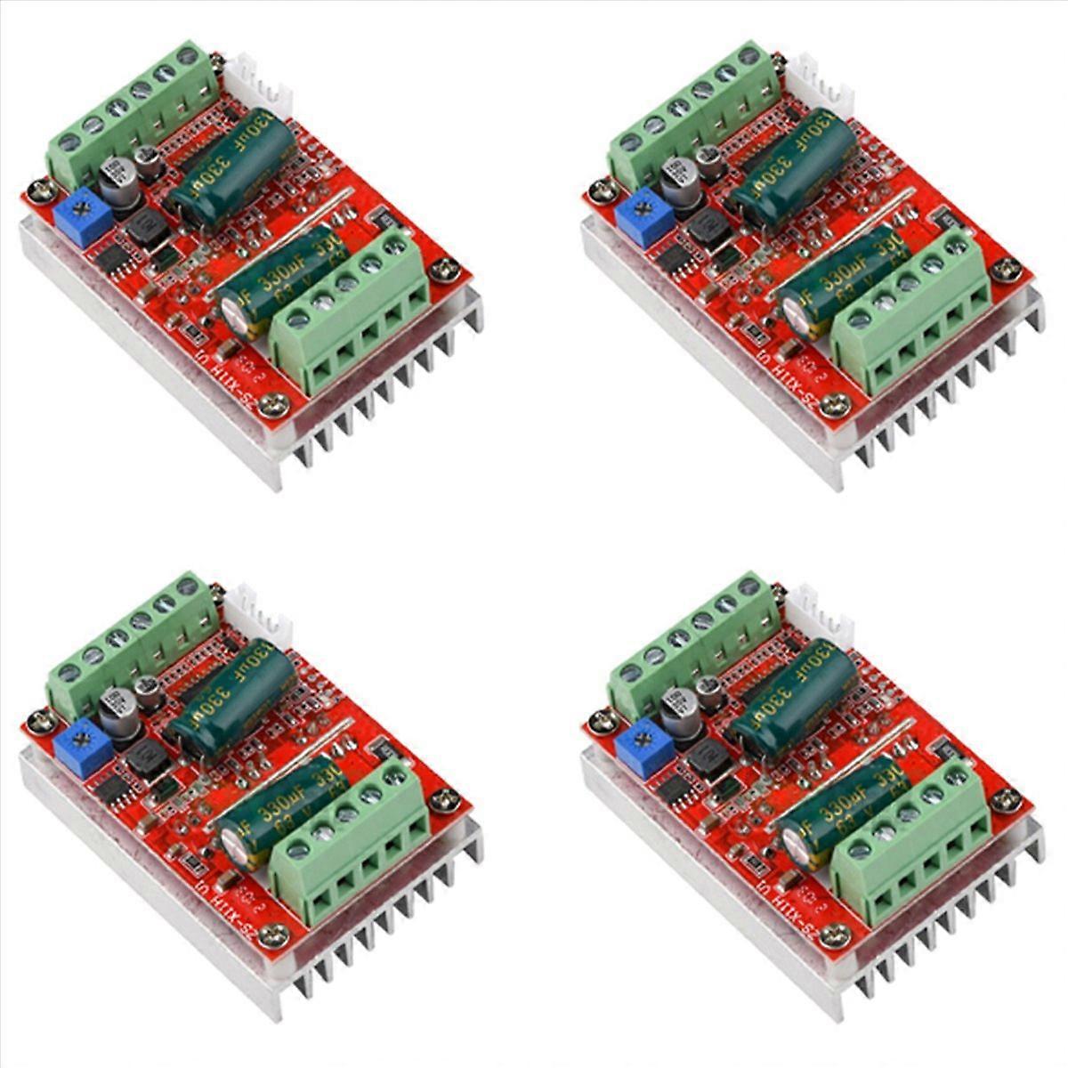 4X DC 6-60V 400W BLDC Three Phase DC Brushless Motor Controller PWM Hall Motor Control Driver Board 