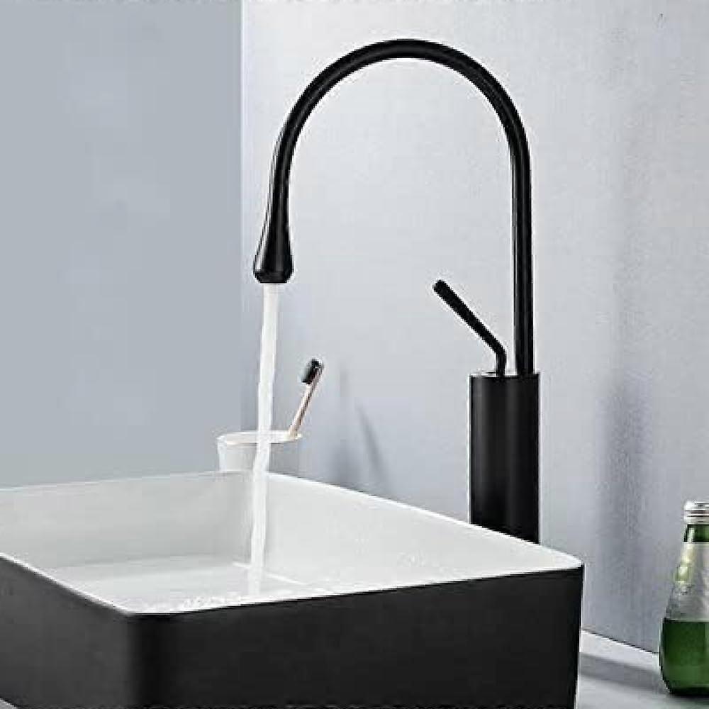 Bathroom Basin Faucet Single Handle Hot and Cold Water Mixer Tap for Sink Art Design