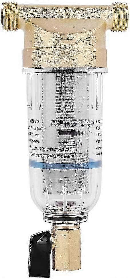 3/4" Sediment Water Purifier Reusable Prefilter for Well Water Pipe Filter