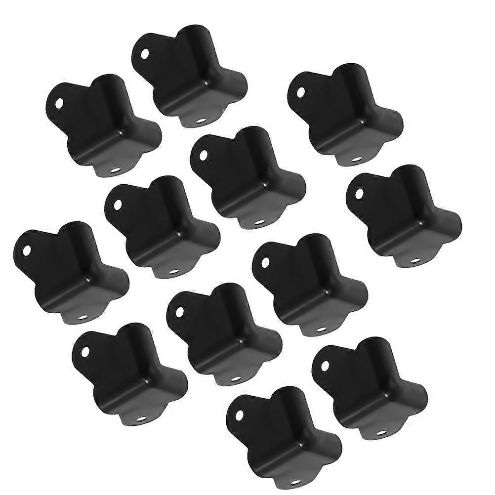 Black Speaker Corner Protector Iron Cover for Protection 40Pcs Sturdy Guards