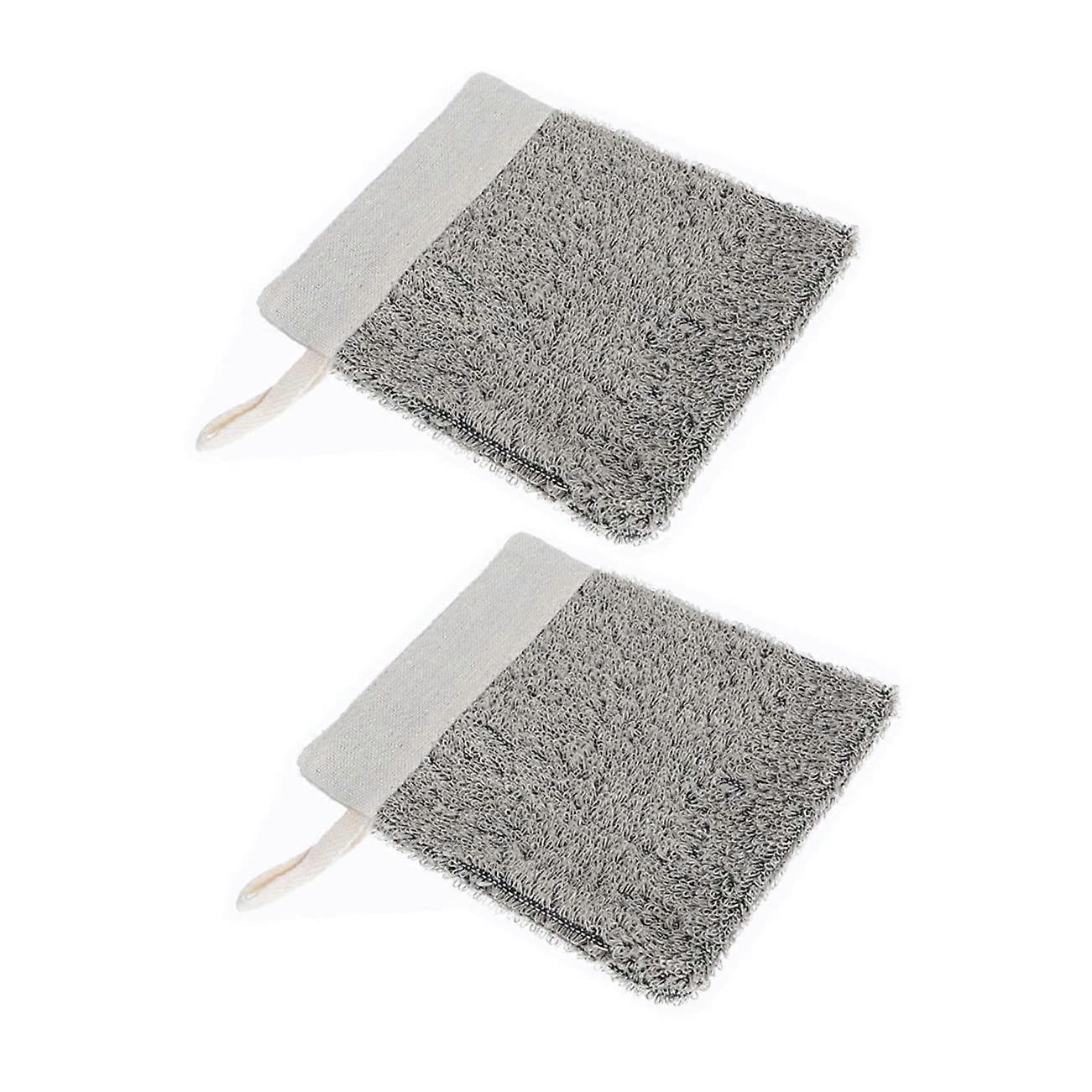 2pcs Soap Saver Bag with Drawstring Mesh for Quick Foam Creation and Gentle Exfoliation Shower Use