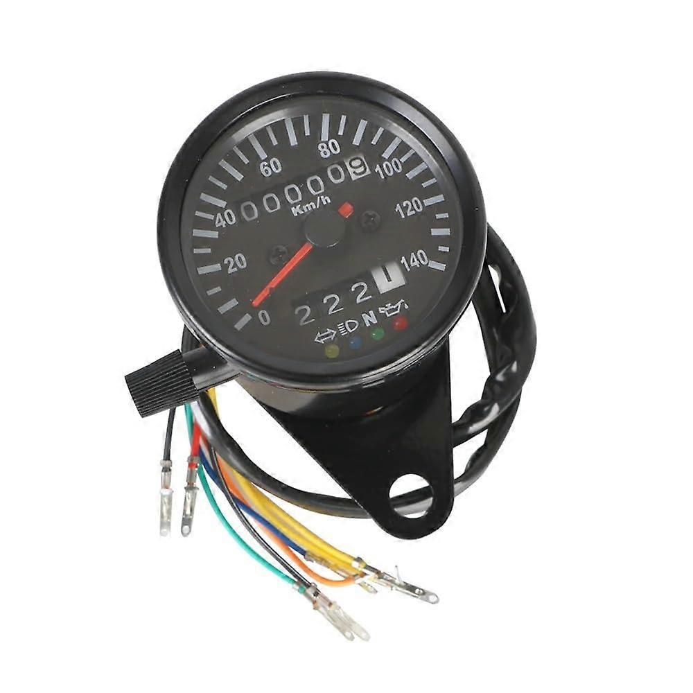 12V Motorcycle Speedometer with Odometer and Gear Display, Universal Digital Tachometer Gauge