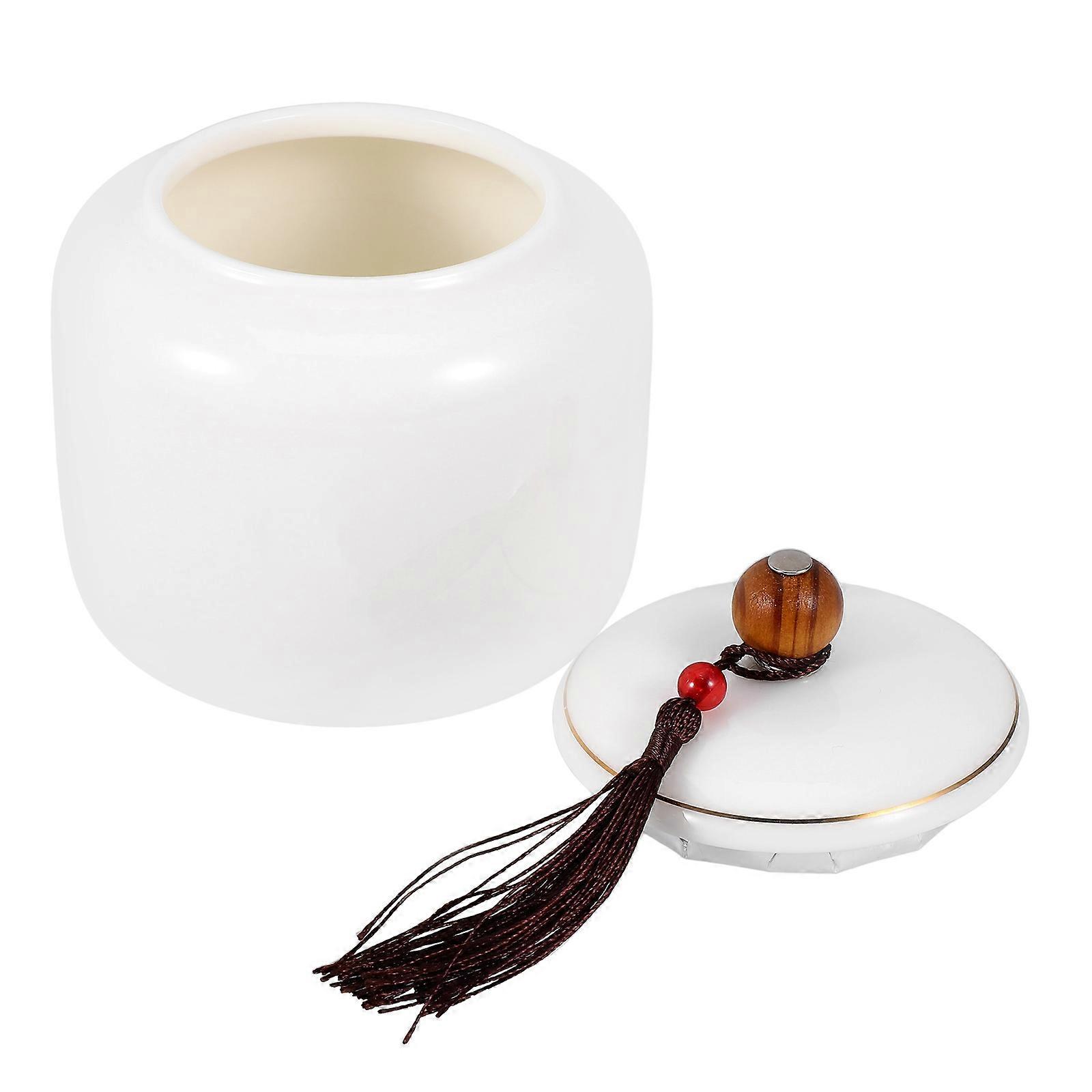 Tea Canister for Kitchen Use Ceramic Jar Multi-Function Storage