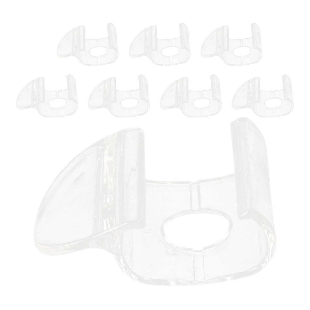 8Pcs Cordless Shade Handle Transparent Window Blind Pull for Easy Control