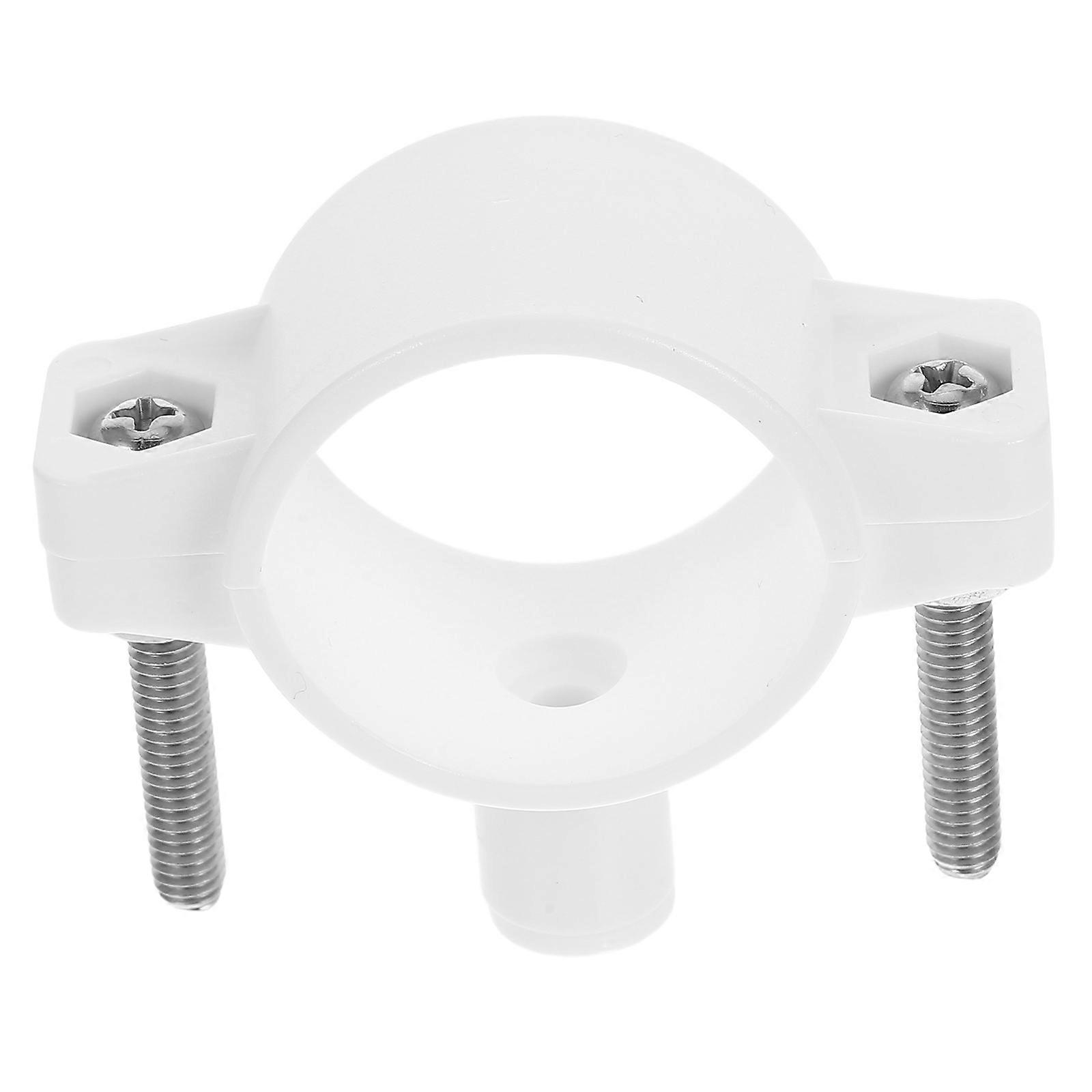 Pe Plastic Pipe Clamp Connector for Wastewater Holding 1Set White