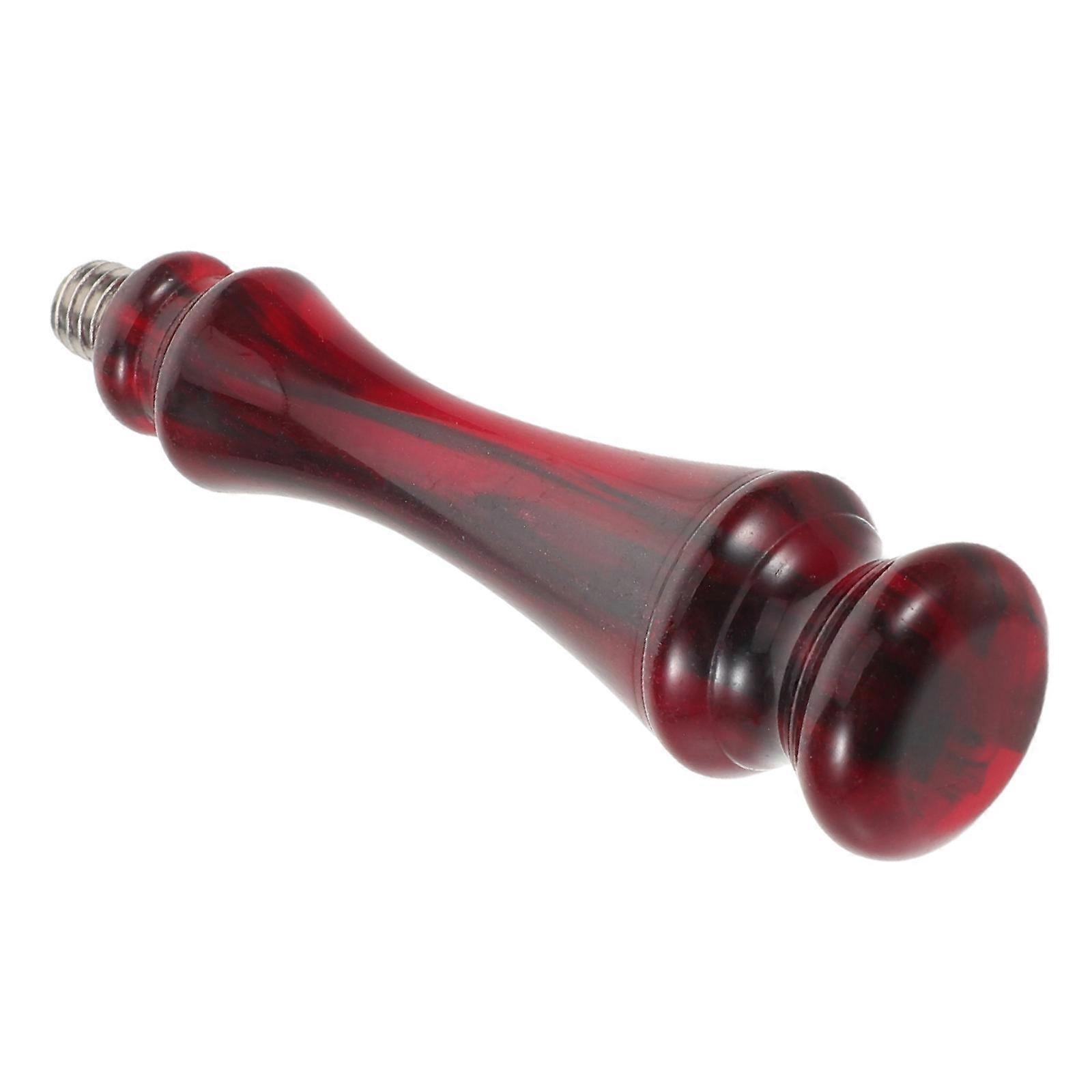 Dark Red Resin Wax Seal Handle for Scrapbooking and Wedding Use 5Pcs Set
