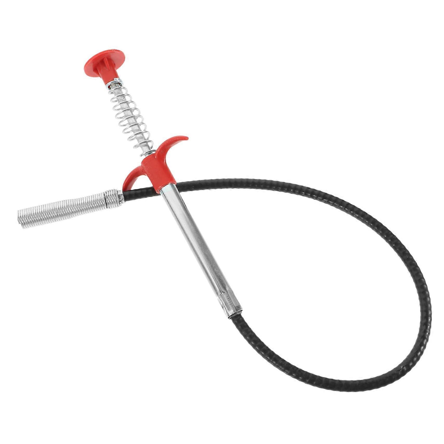 Drain Snake Clog Remover Tool with Flexible Grabber Claw for Kitchen Sink and Bathroom Drains