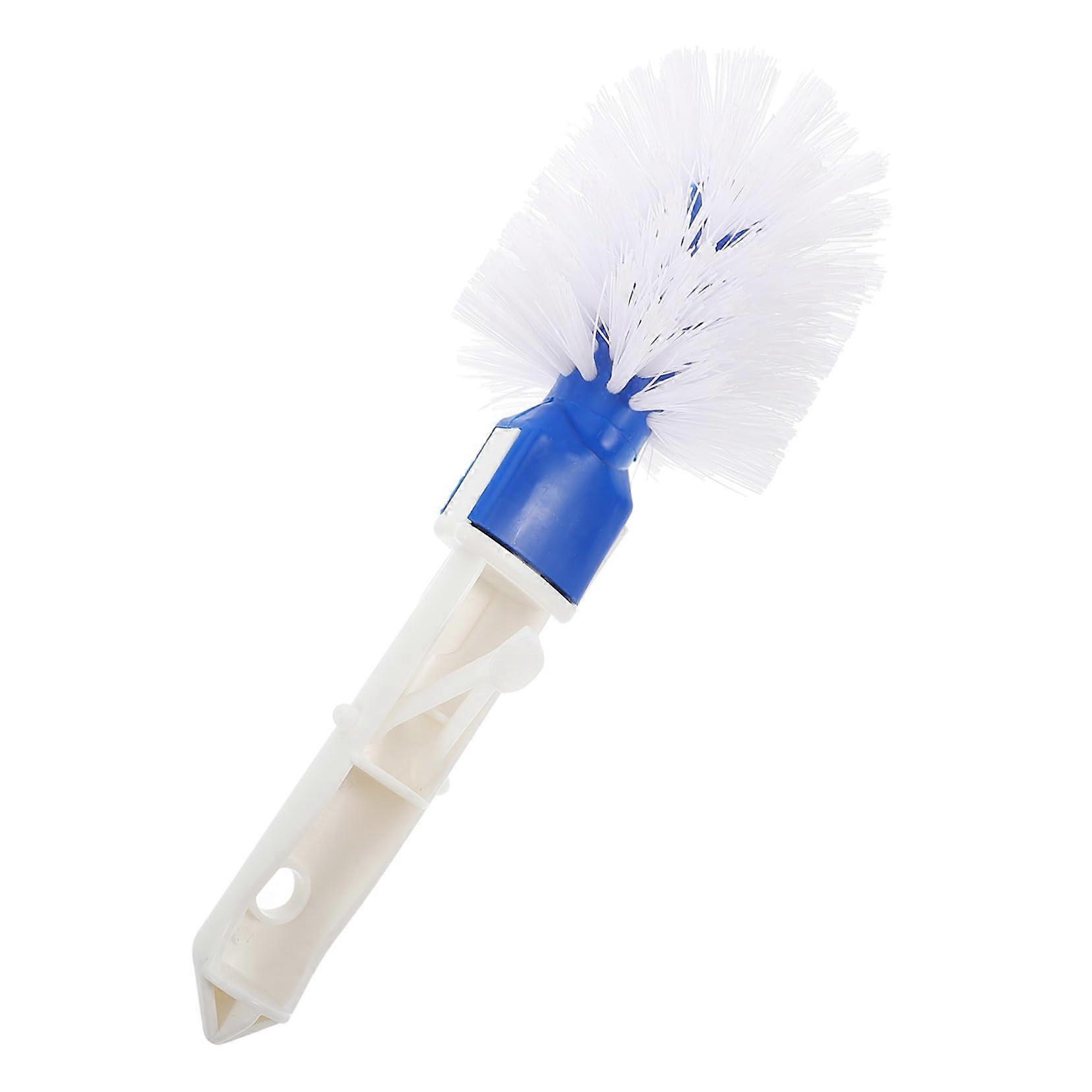 Pool Corner Brush with Ergonomic Handle for Steps and Vinyl Pools, Easy Clip, Deep Corner Cleaning