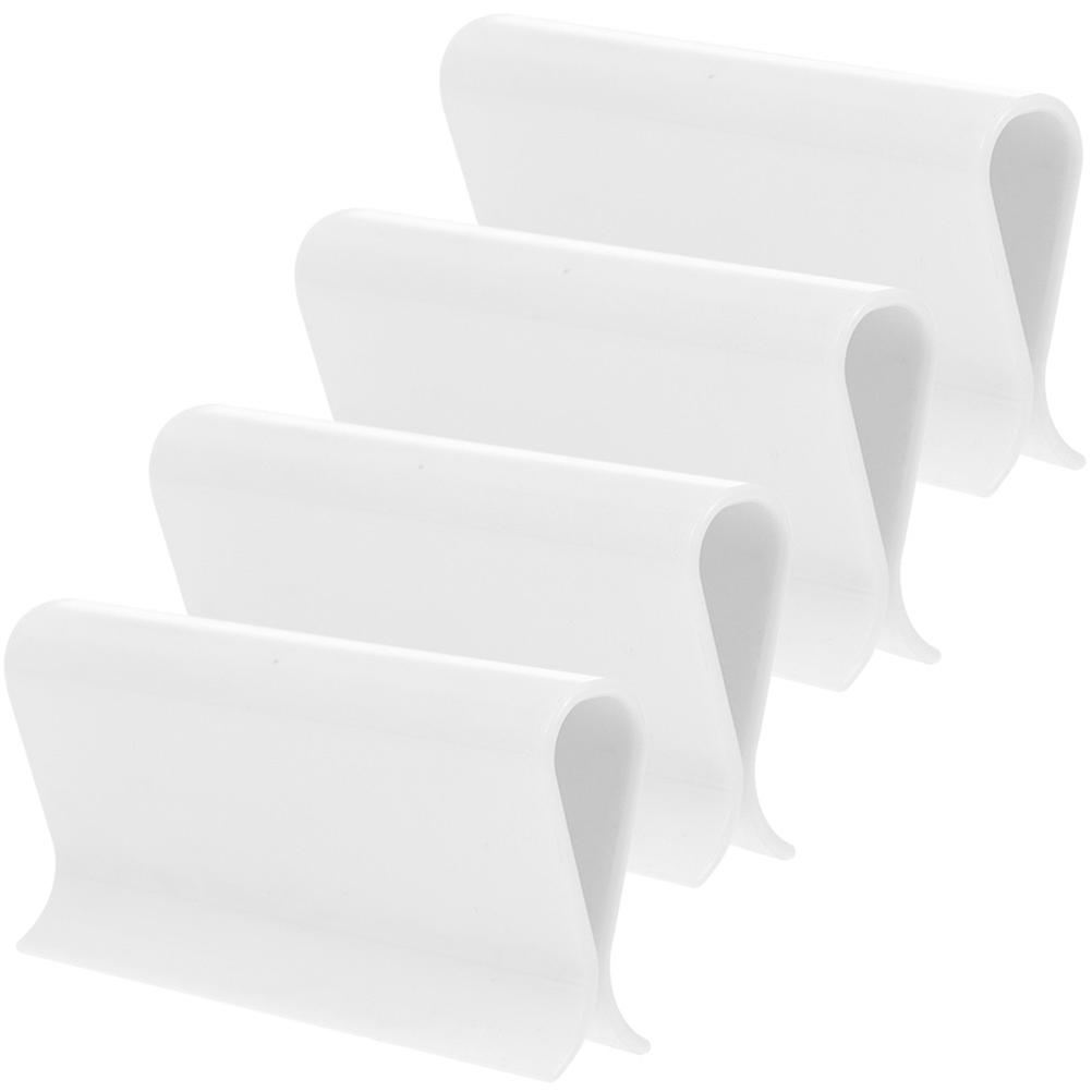 Anti-Stain Blind Curtain Grips for Rolling Shutter Pulls 4Pcs Plastic White